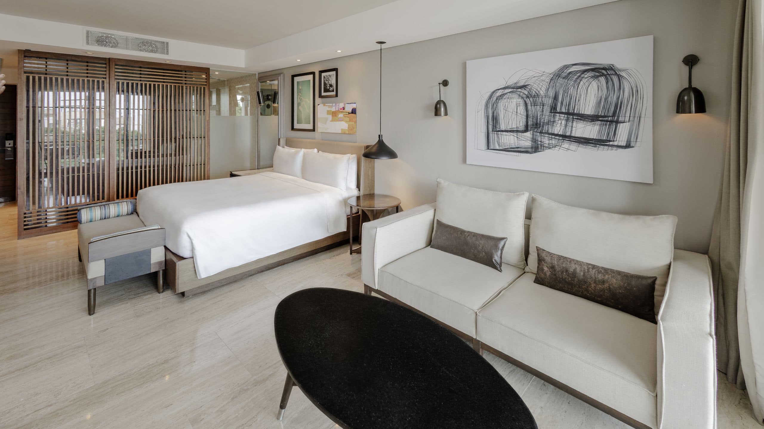 Hyatt Centric Playa del Carmen King Bed With Balcony Downtown House Living Room