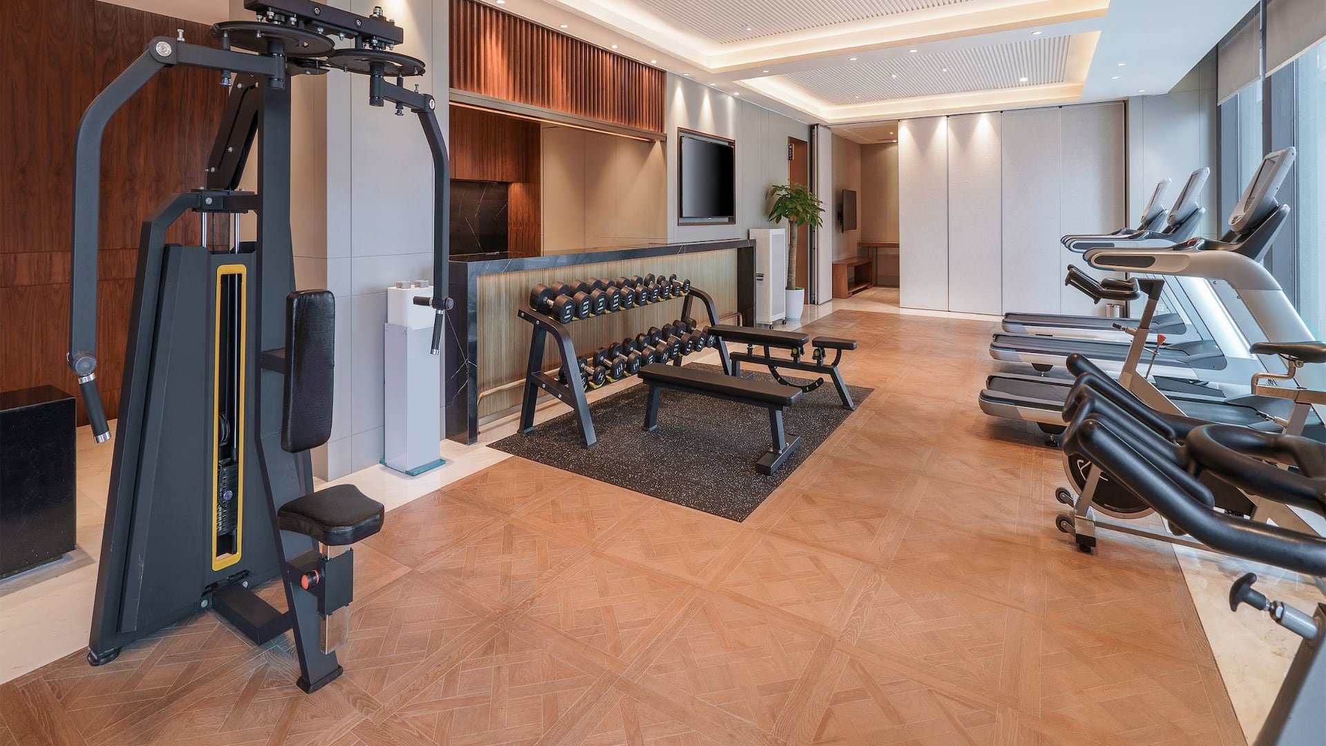Hyatt Place Chengdu Pebble Walk Gym Strength Machines
