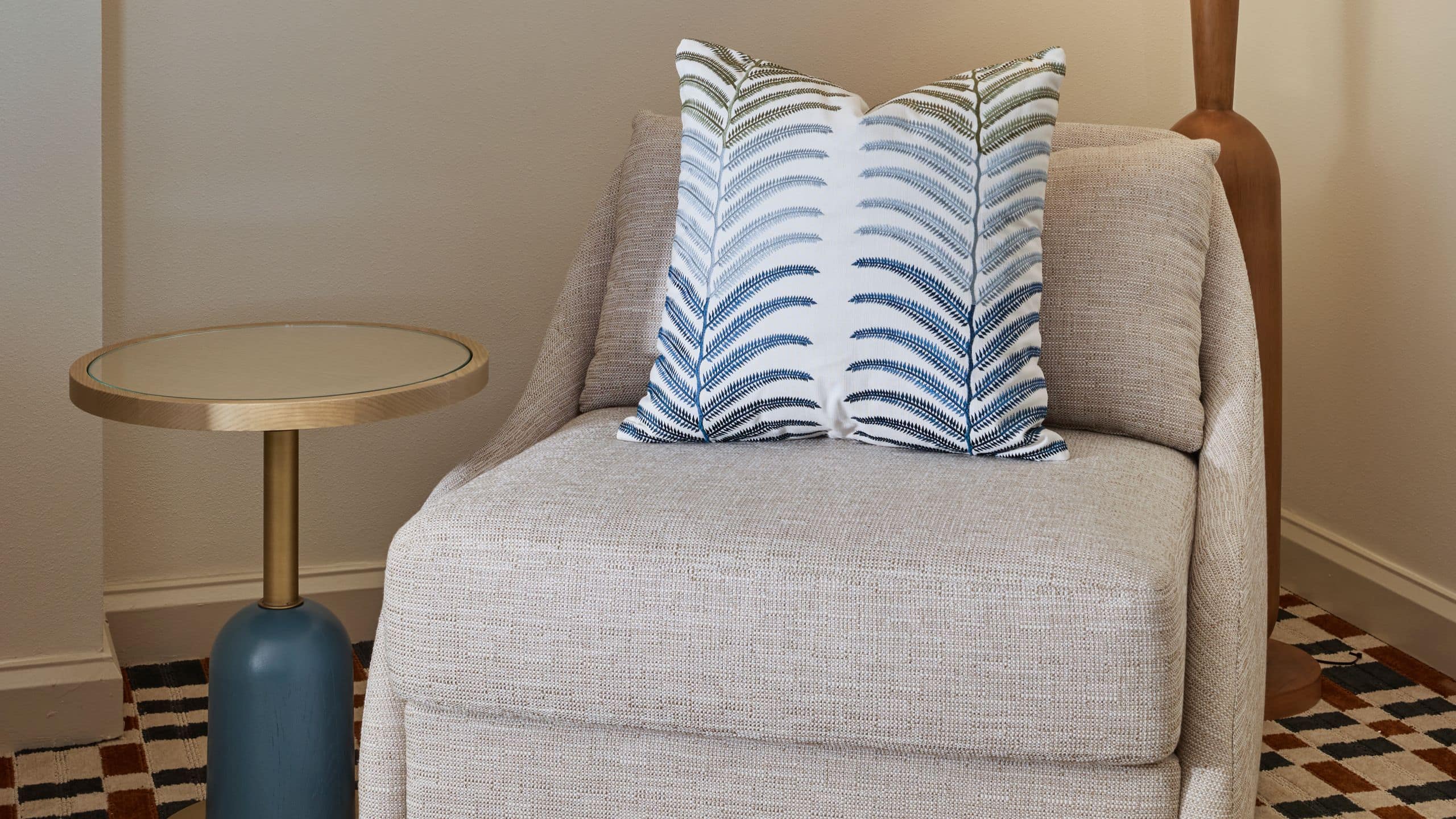 Hyatt Centric Delfina Santa Monica Guestroom Chair Details