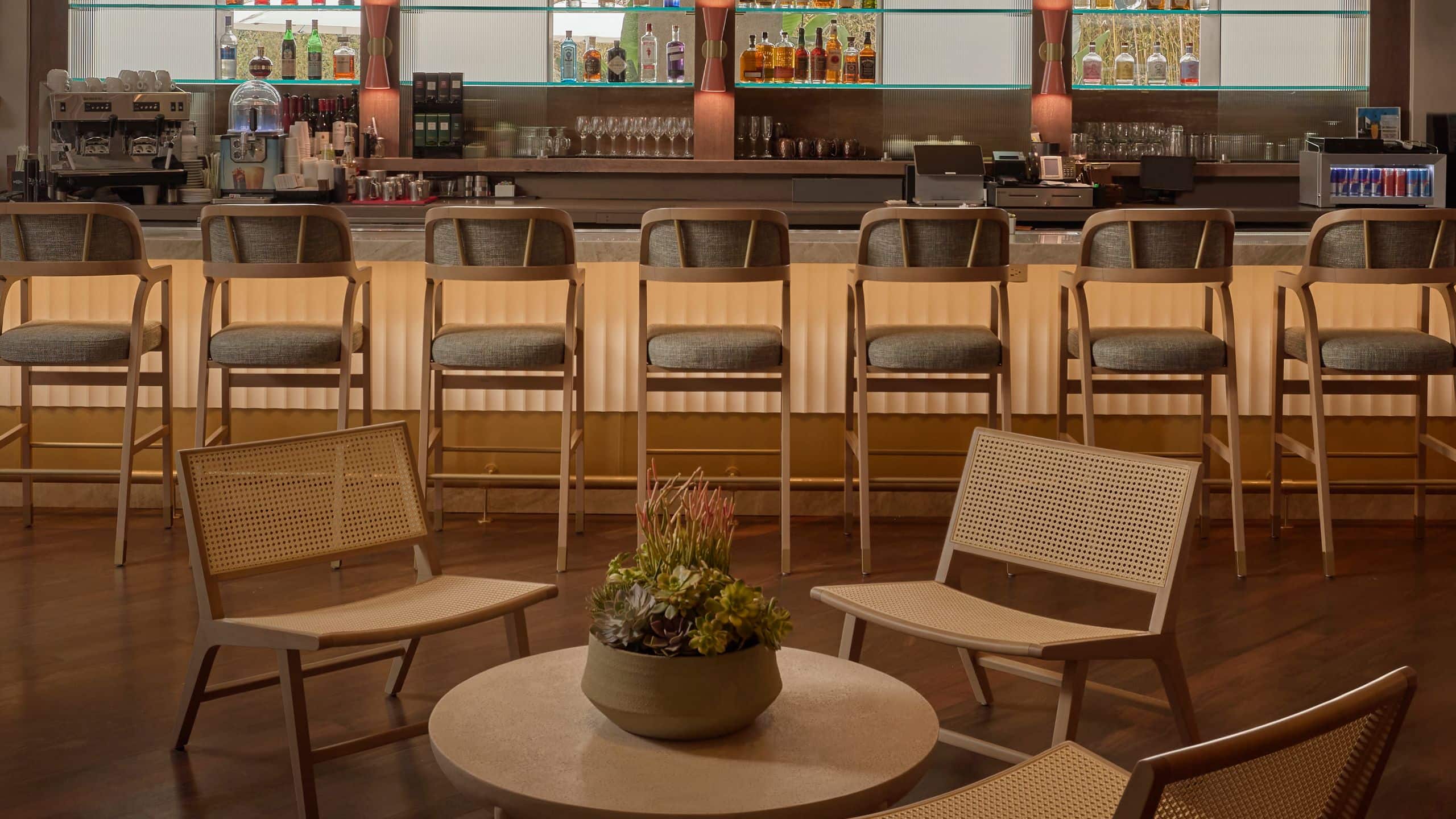 Hyatt Centric Delfina Santa Monica Coastal Harvest Kitchen Bar View