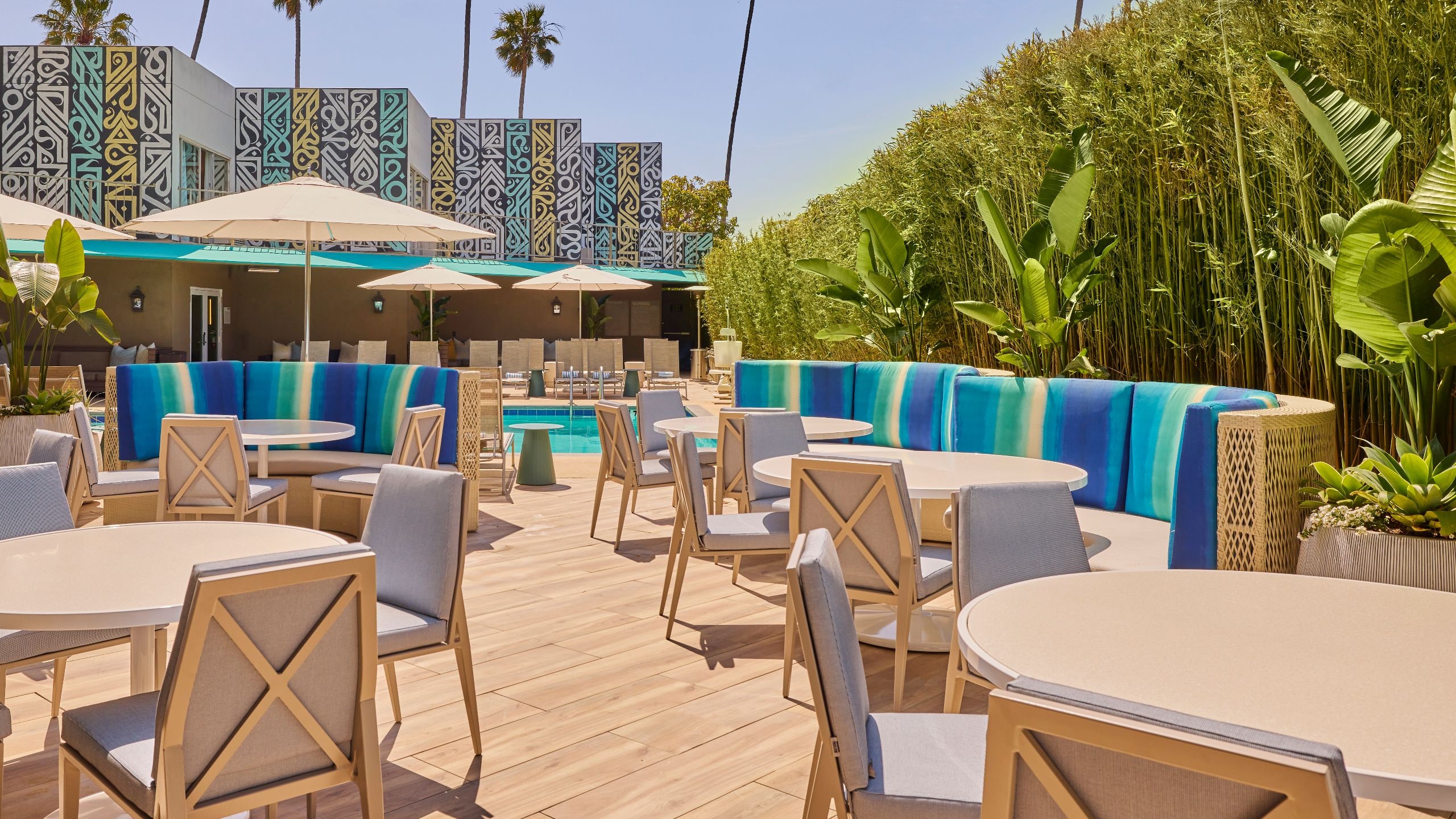 Hyatt Centric Delfina Santa Monica Coastal Harvest Outdoor Seating