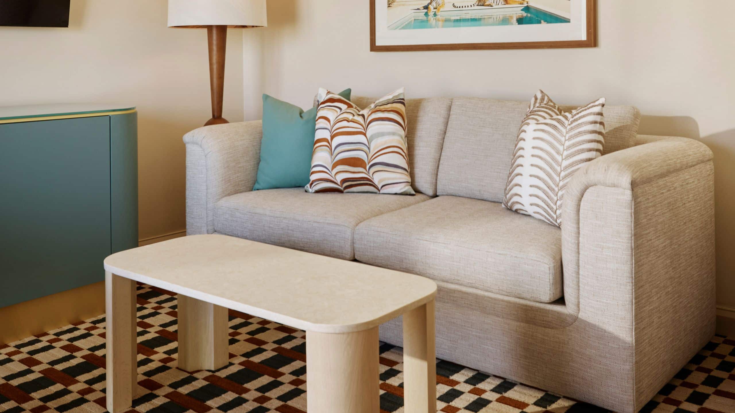 Hyatt Centric Delfina Santa Monica Sunset Suite Sitting Area