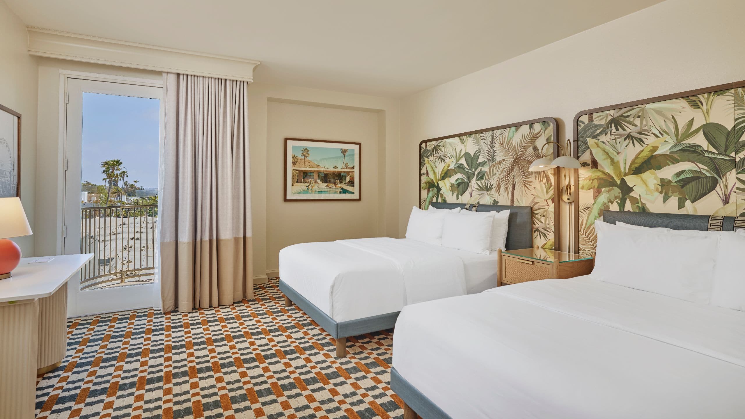 Hyatt Centric Delfina Santa Monica Two Queen Beds City View