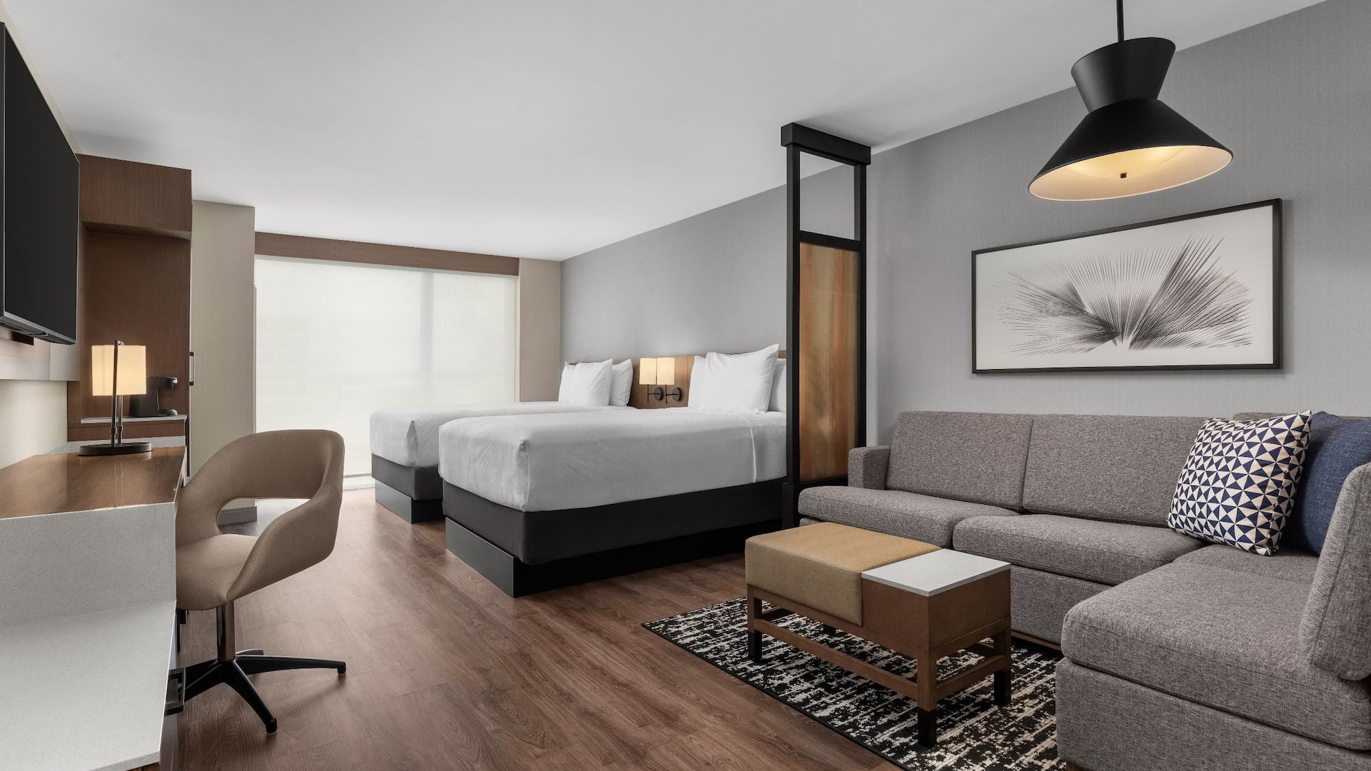 7 of 8 Hyatt Place Mississauga / Airport Corporate Centre Studio Suite Two Queen Beds