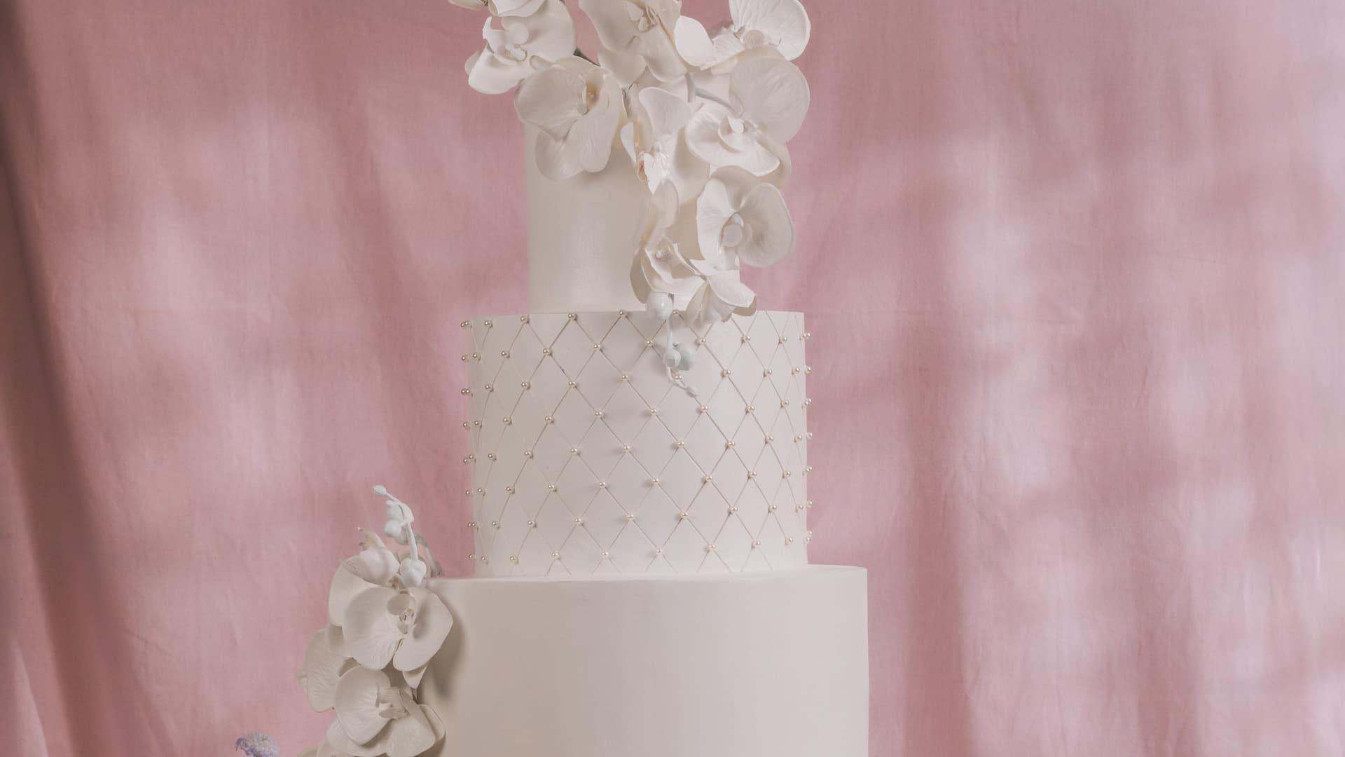 Hyatt Regency Danang Resort and Spa Five Level Wedding Cake Flowers