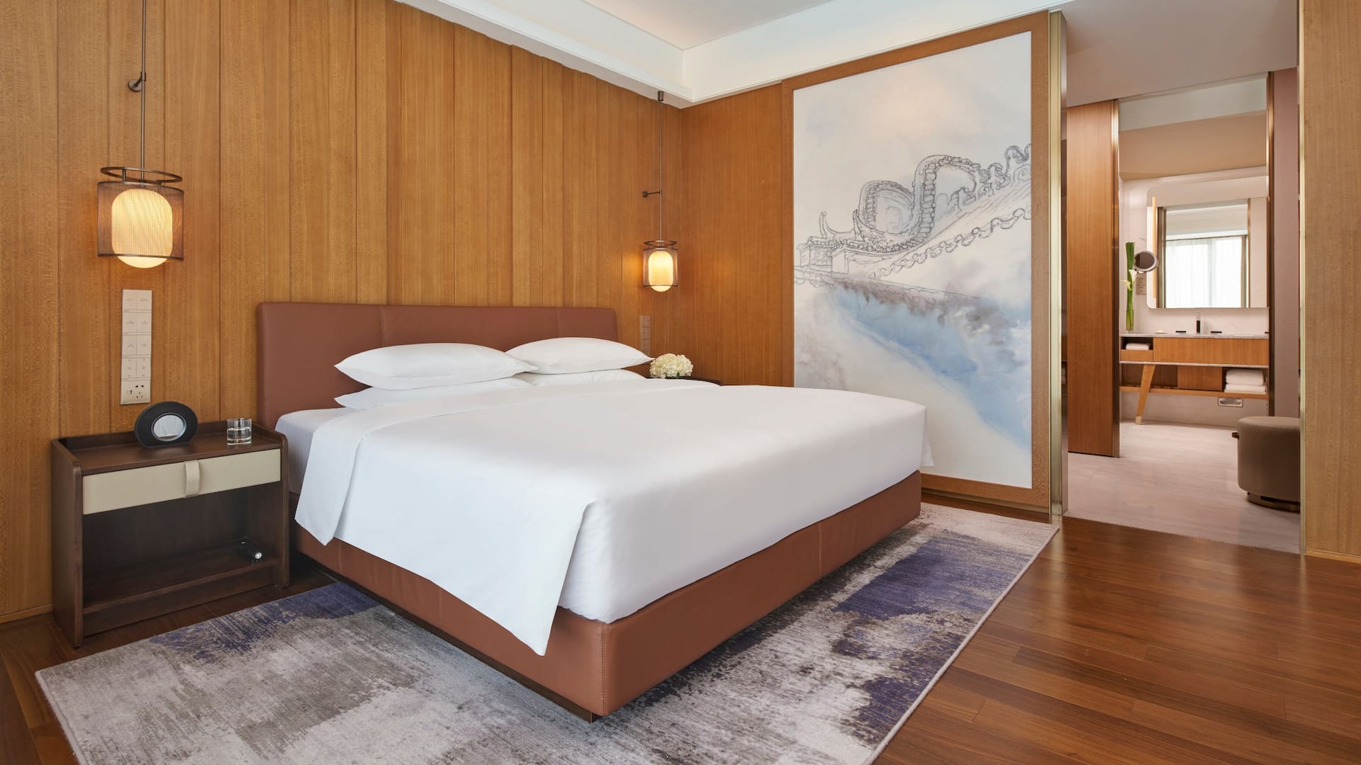 3 de 3 Hyatt Regency Guangzhou Zengcheng Deluxe Regency Suite Bedroom