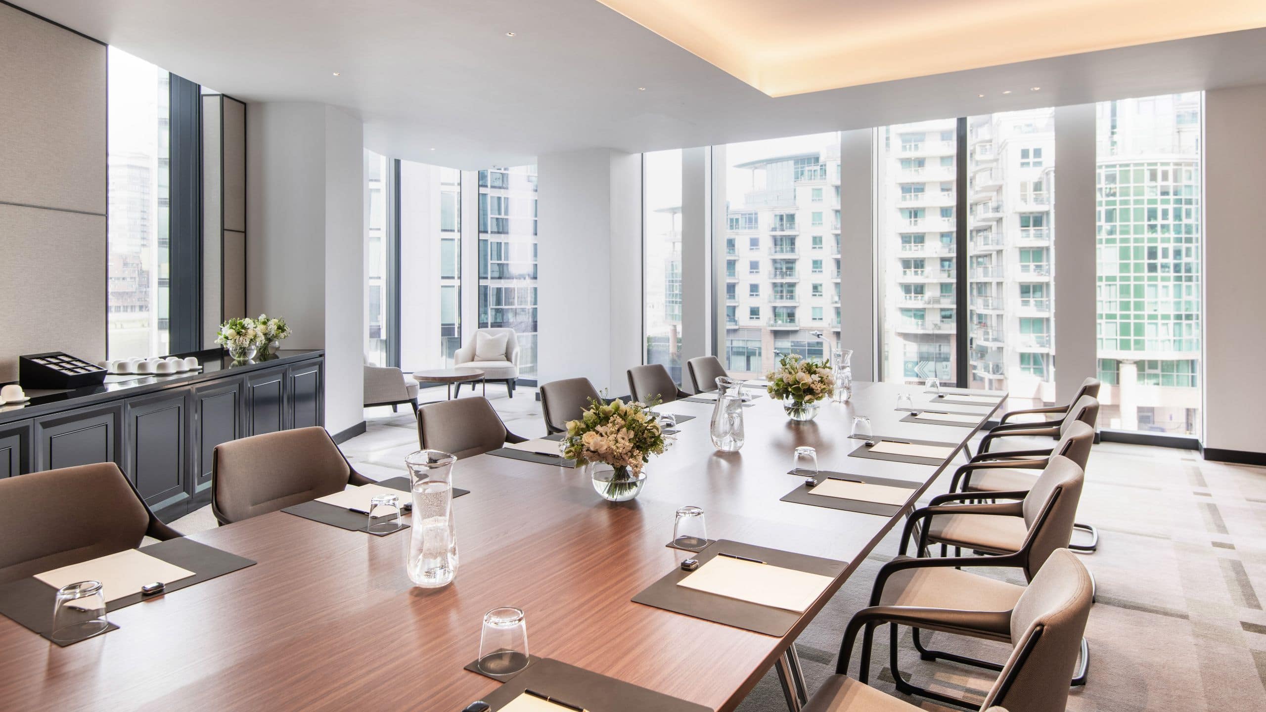 Park Hyatt London River Thames Meeting Room Boardroom With View