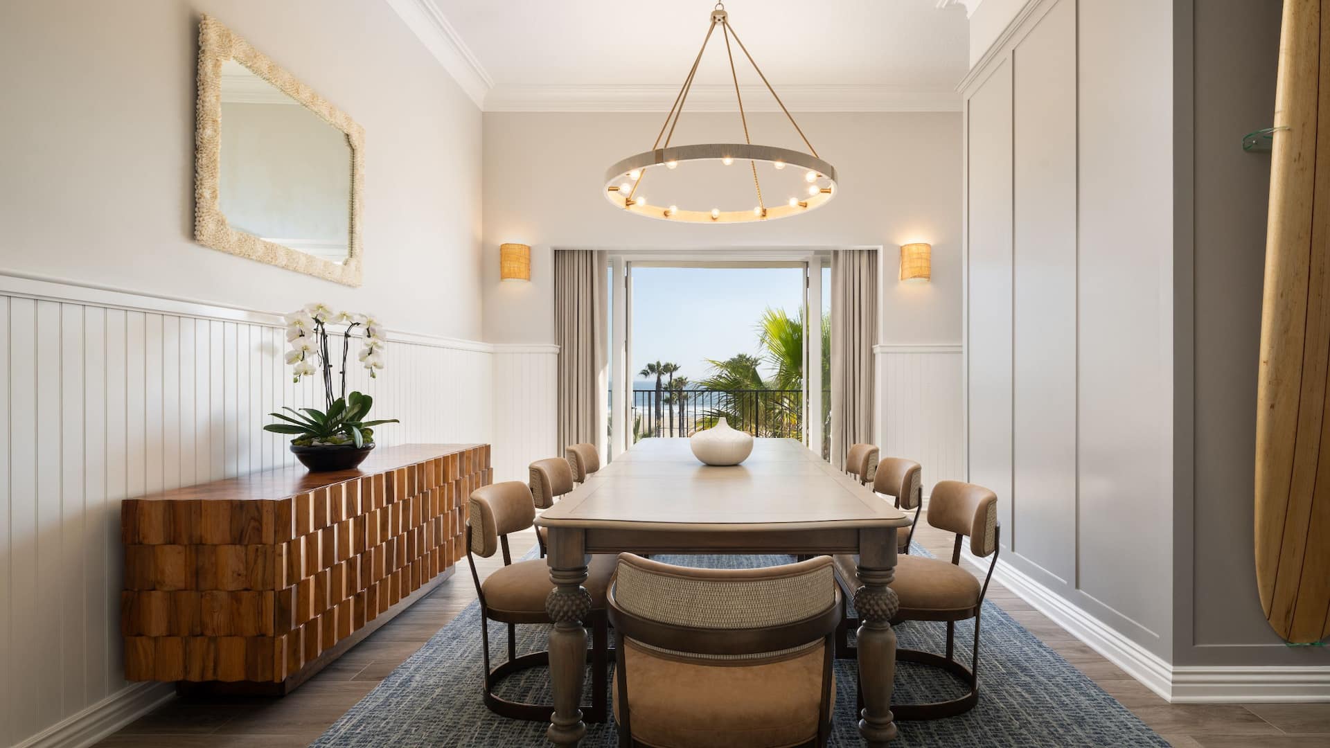 Hyatt Regency Huntington Beach Resort and Spa Beach House Presidential Suite Dining Room