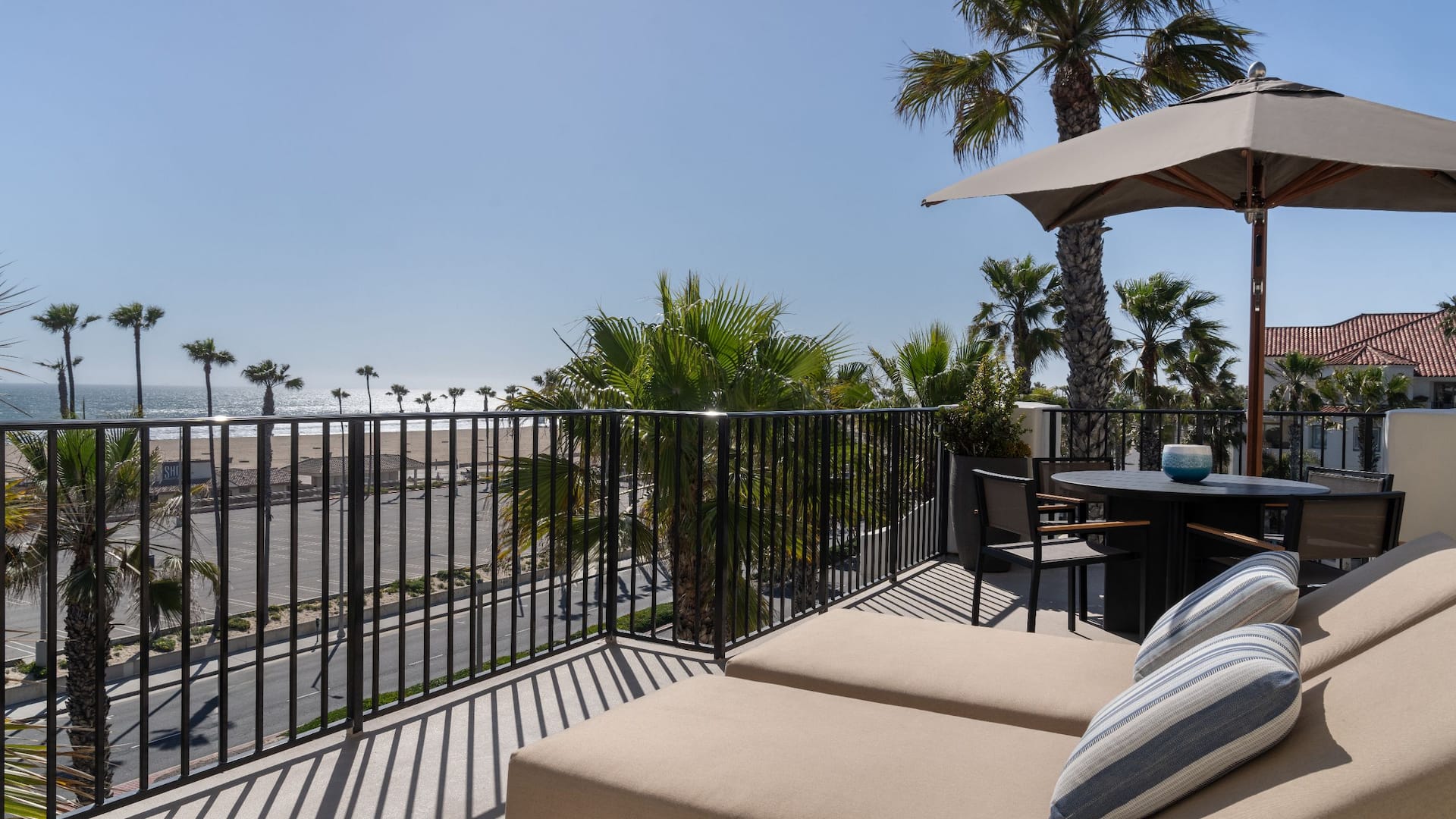 Hyatt Regency Huntington Beach Resort and Spa Beach House Presidential Suite Bedroom Balcony No Clouds