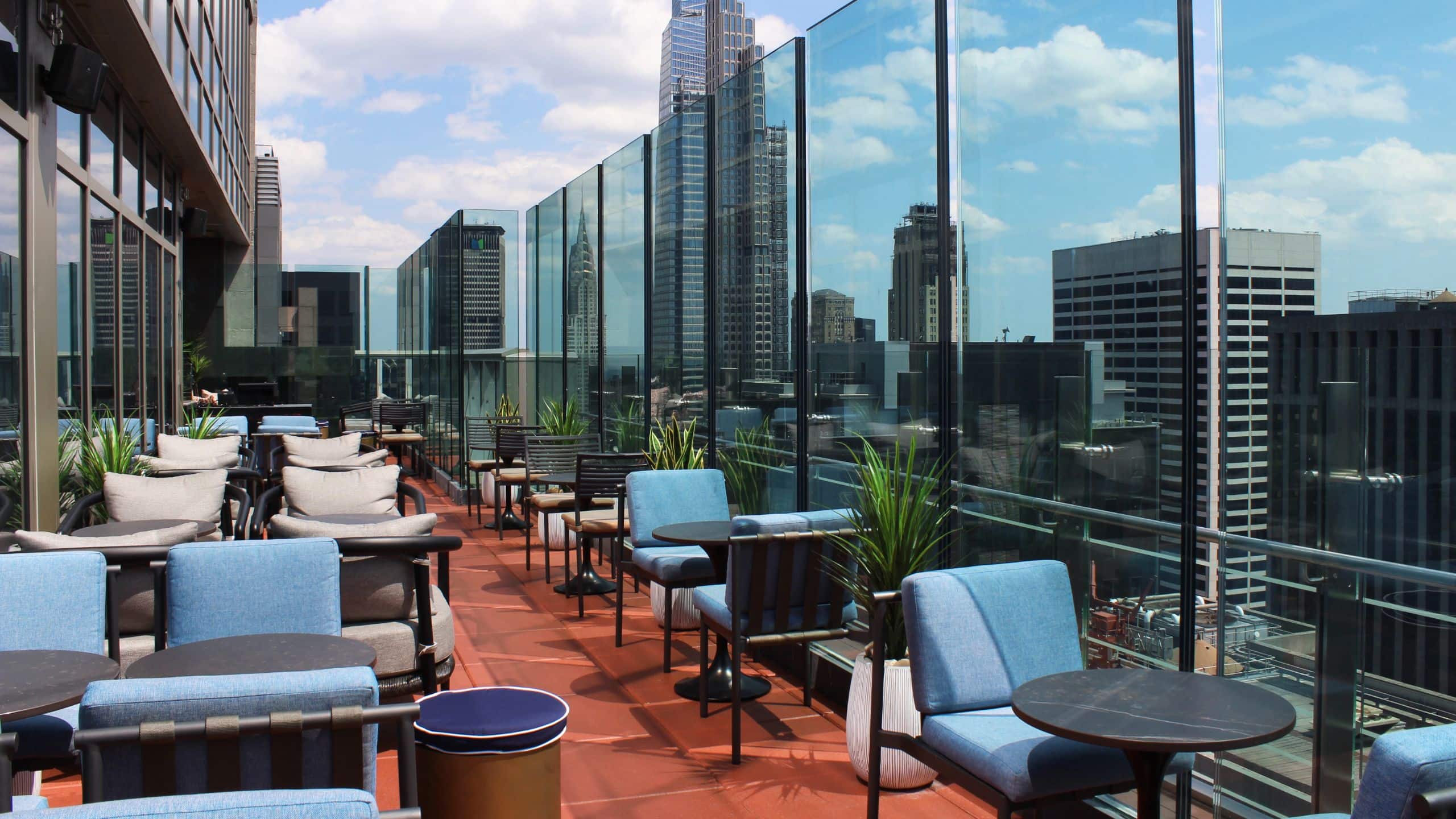 Hyatt Centric Times Square New York Bar 54 Terrace View Skyline