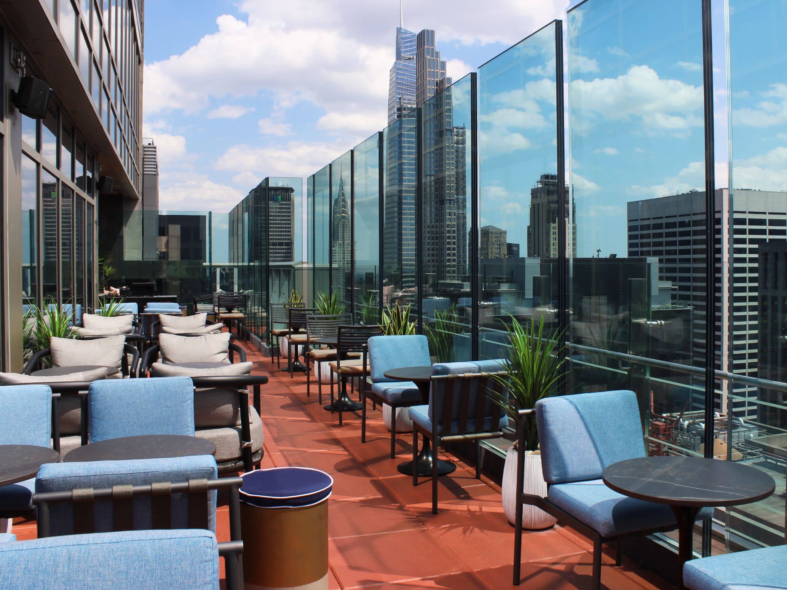 Hyatt Centric Times Square New York Bar 54 Terrace View Skyline