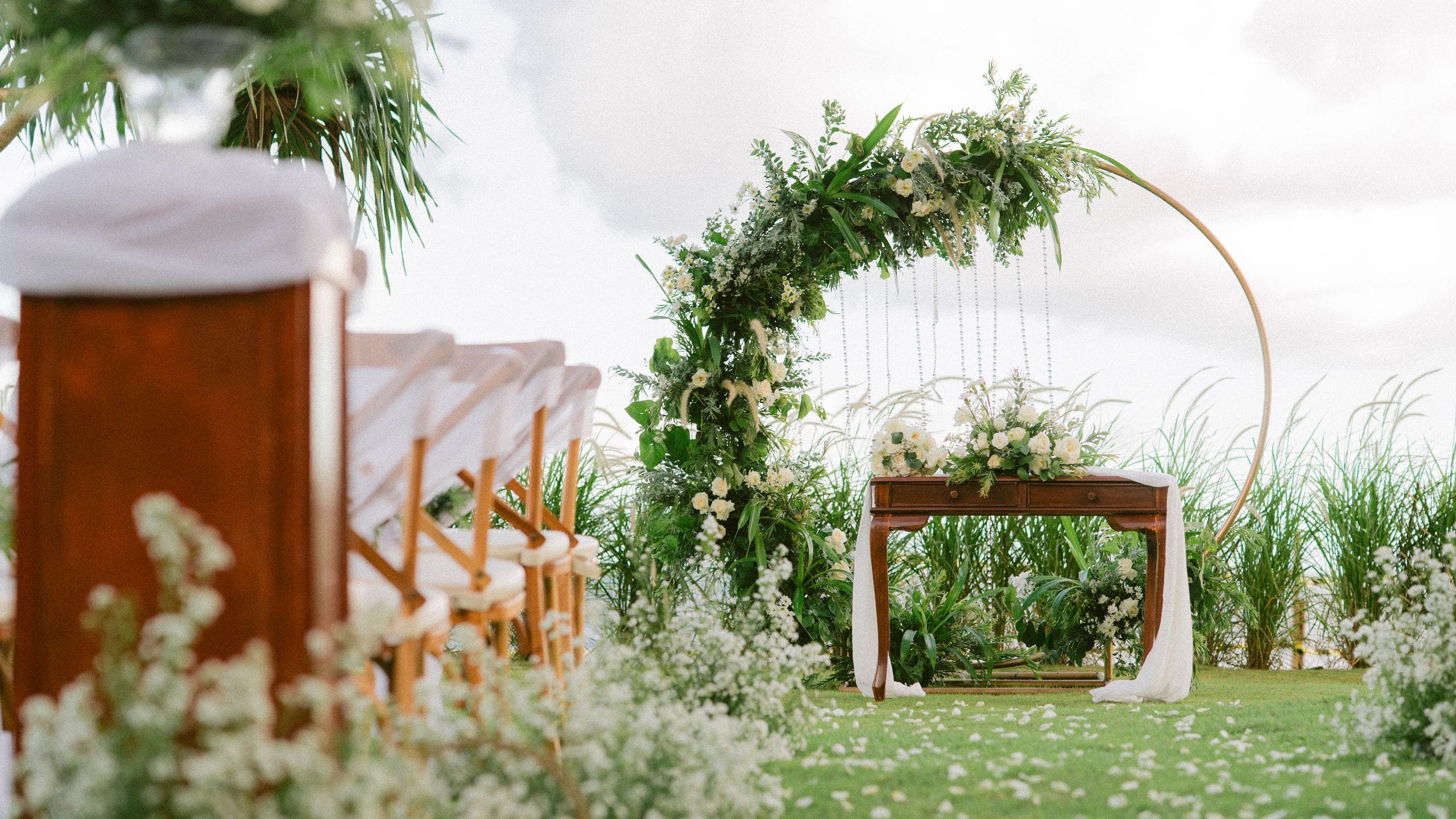 1 of 1 Alila Manggis Wedding Green And White