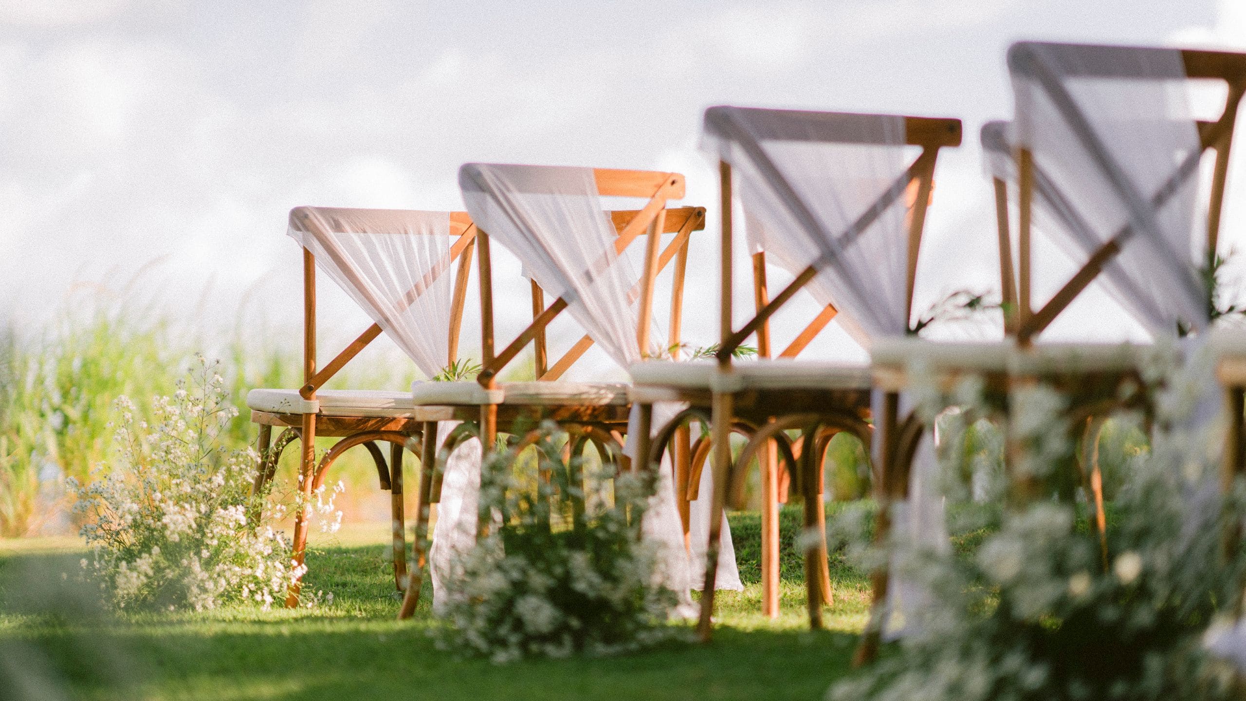 Alila Manggis Wedding Chair From Behind