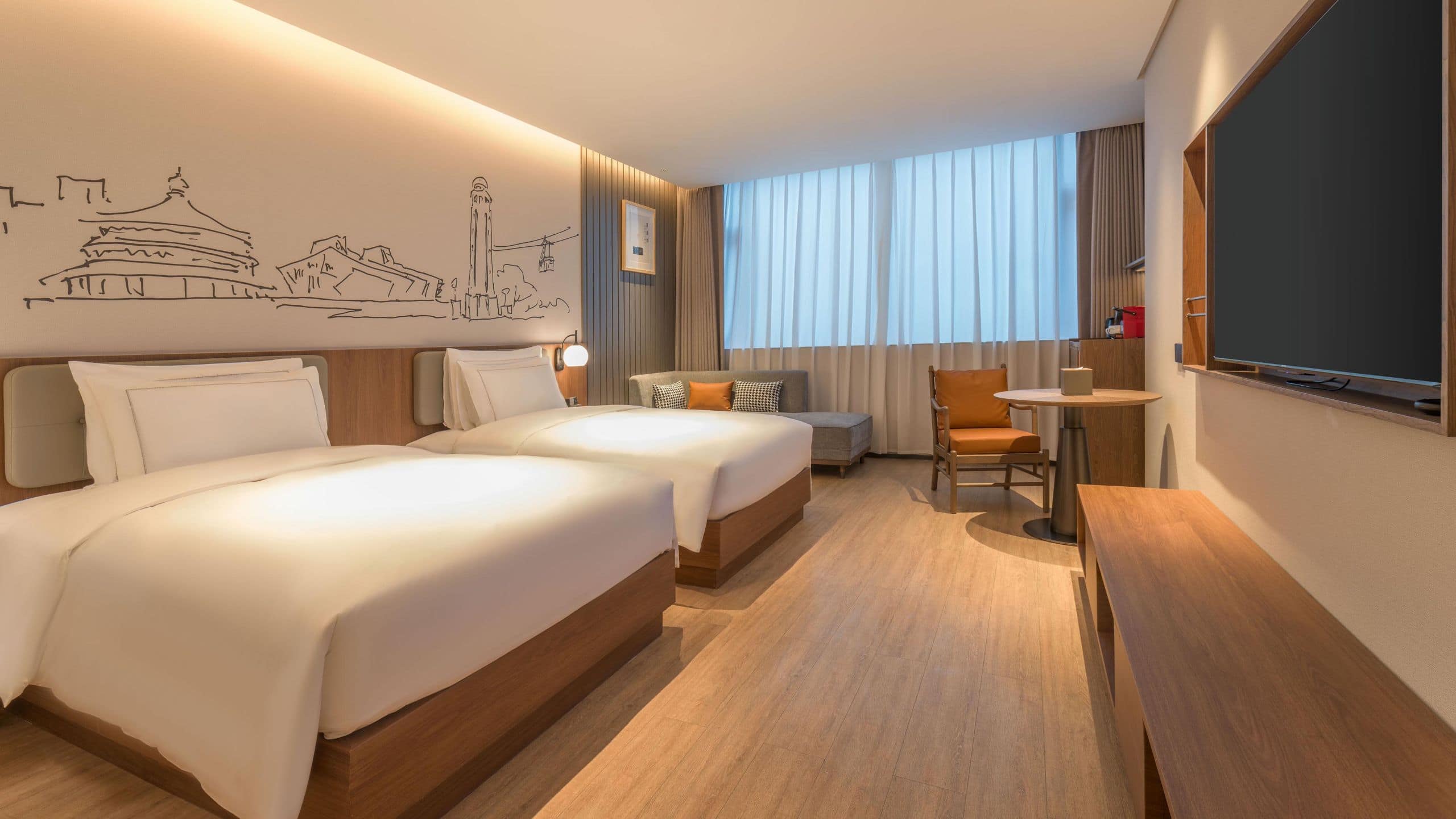 1 of 8 UrCove Chongqing Yubei Business Deluxe Twin