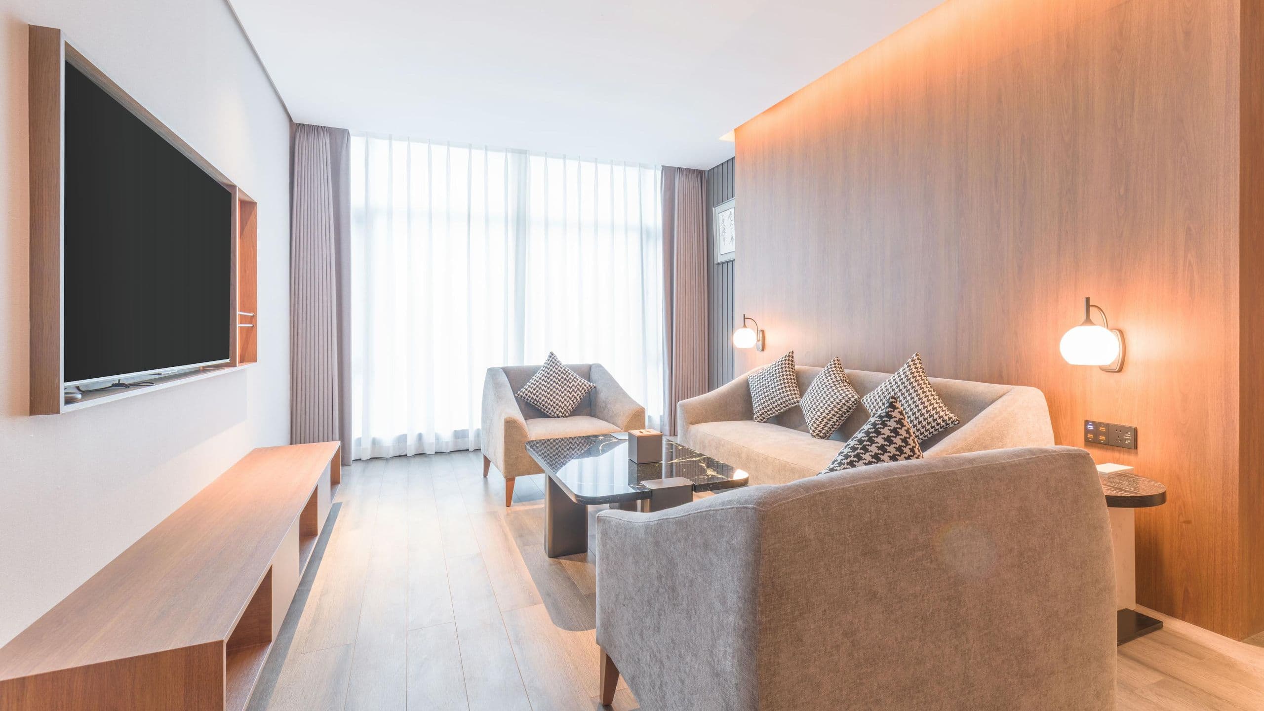 3 of 6 UrCove Chongqing Yubei Executive Suite Living Room