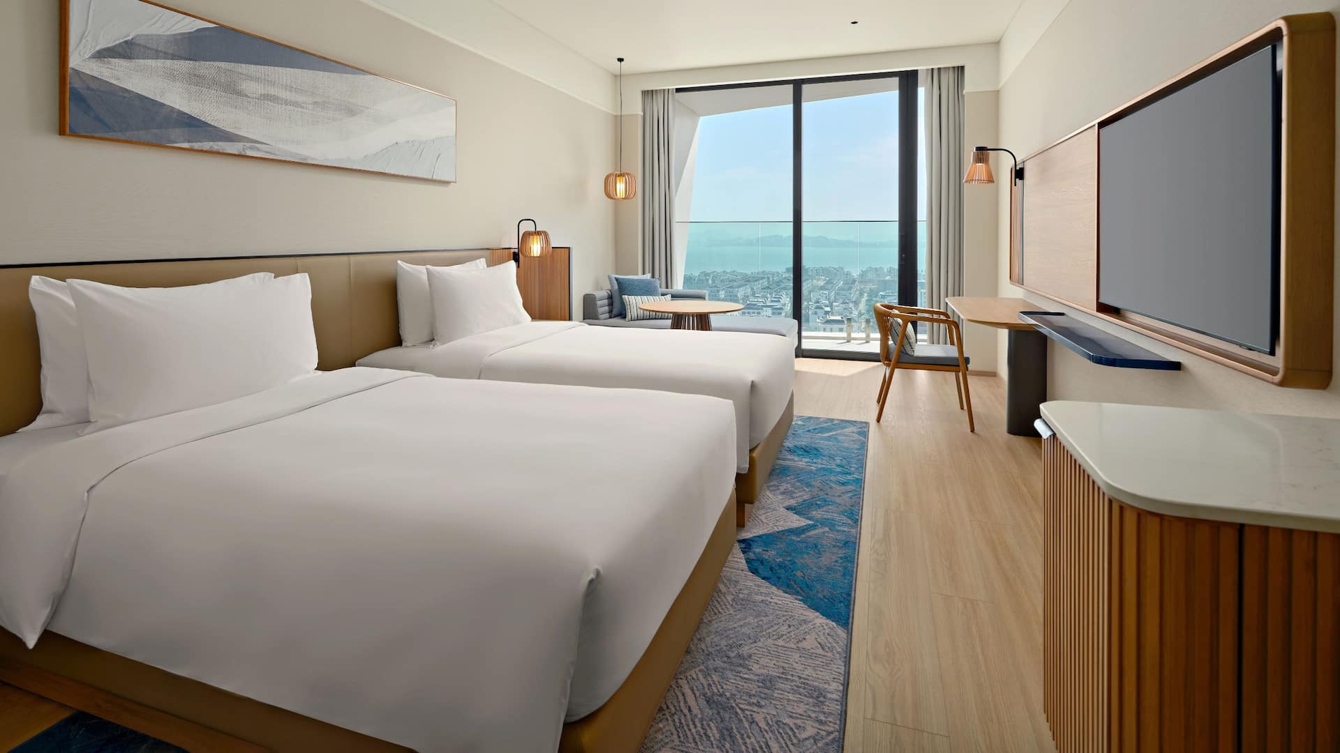 Hyatt Place Ha Long Bay, Bai Chay Twin Beds Bedroom