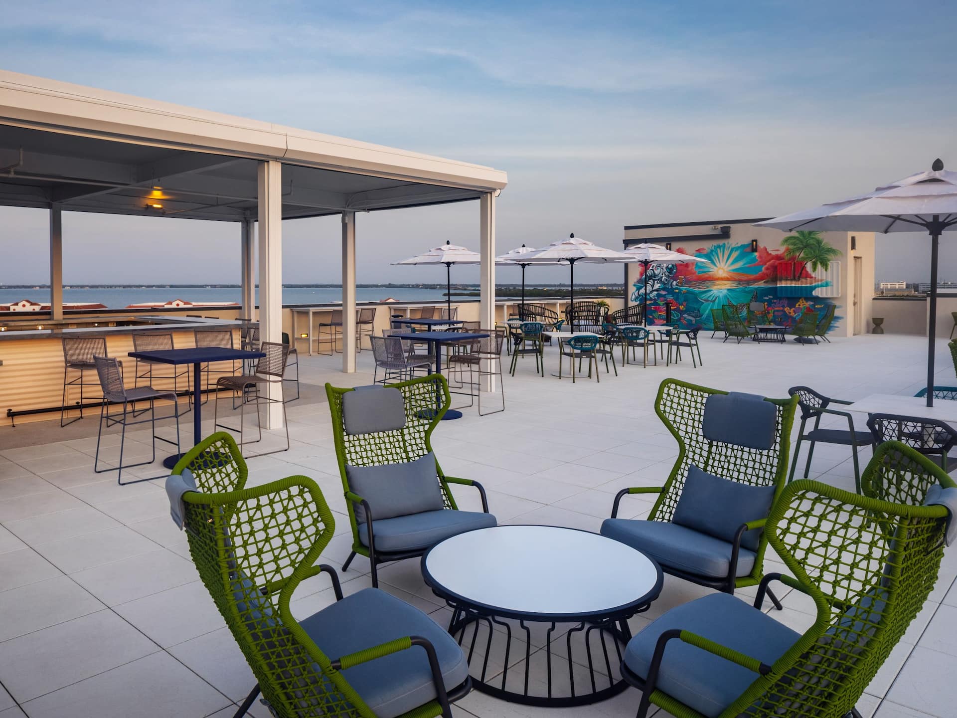 Hyatt Place Cape Canaveral Rooftop And Water View