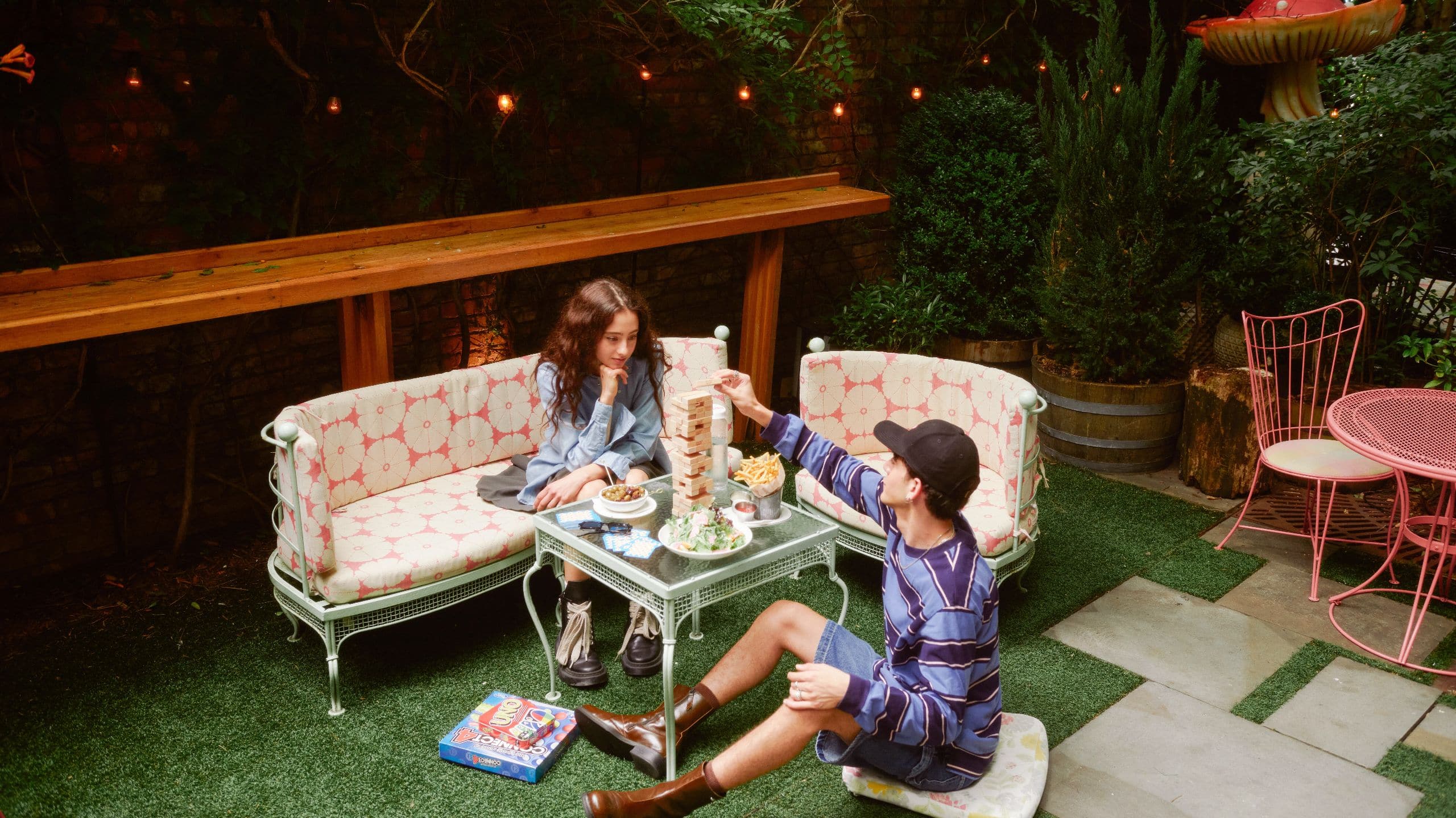 2 of 4 The Standard, East Village Garden Games Couple