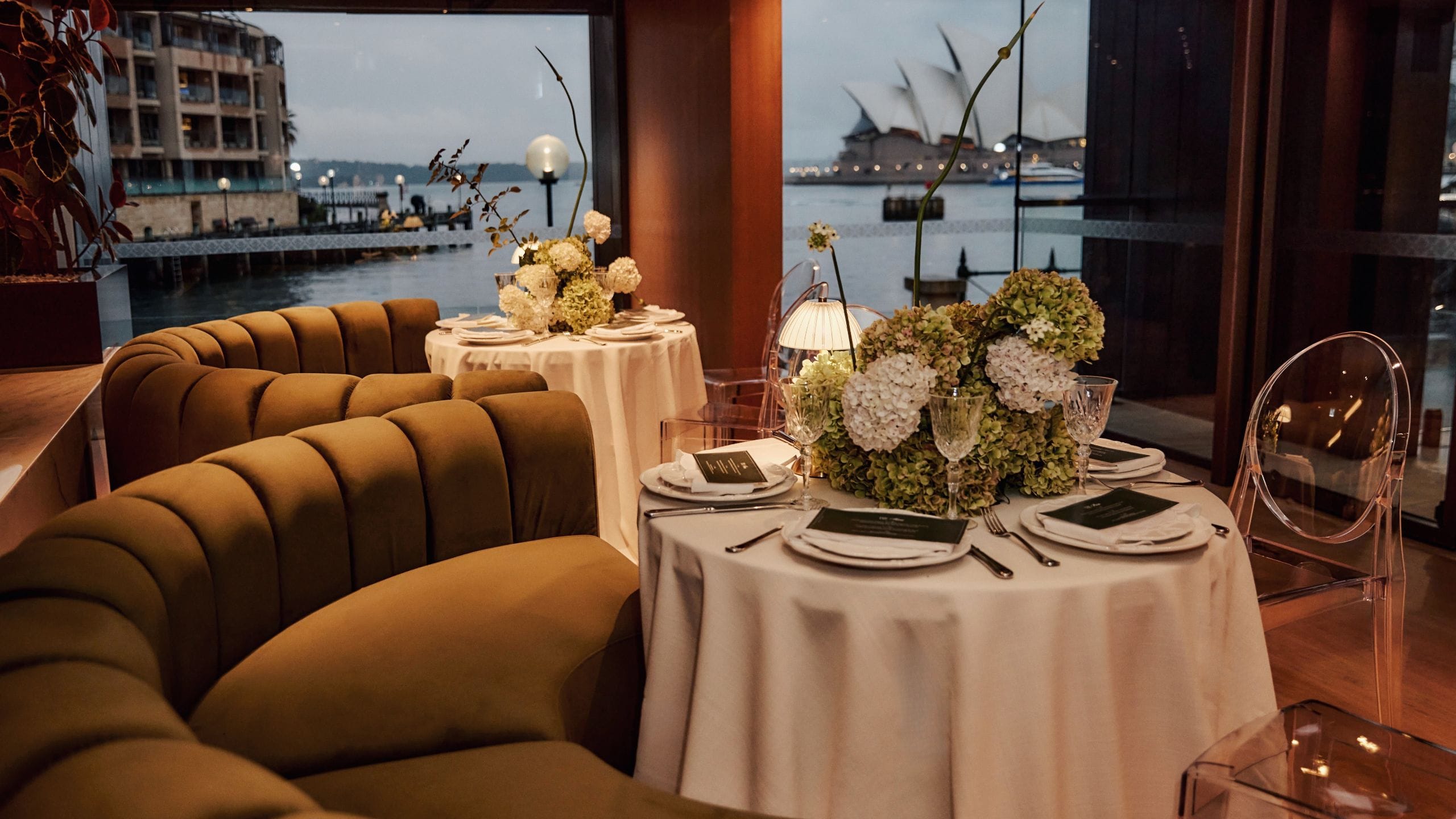 Park Hyatt Sydney The Guest House Wedding Evening Set Up