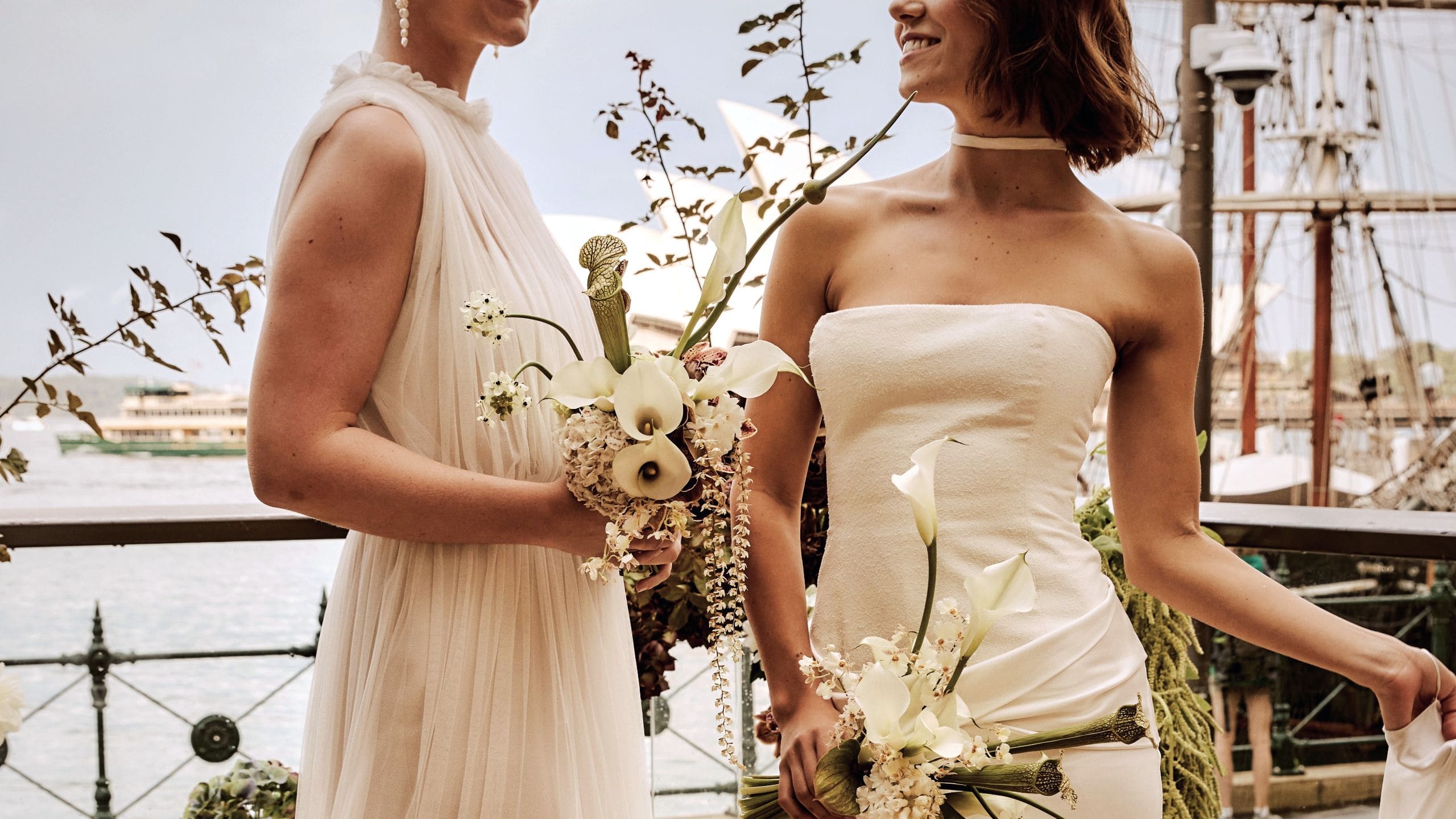 Park Hyatt Sydney Wedding Lifestyle Brides On Terrace
