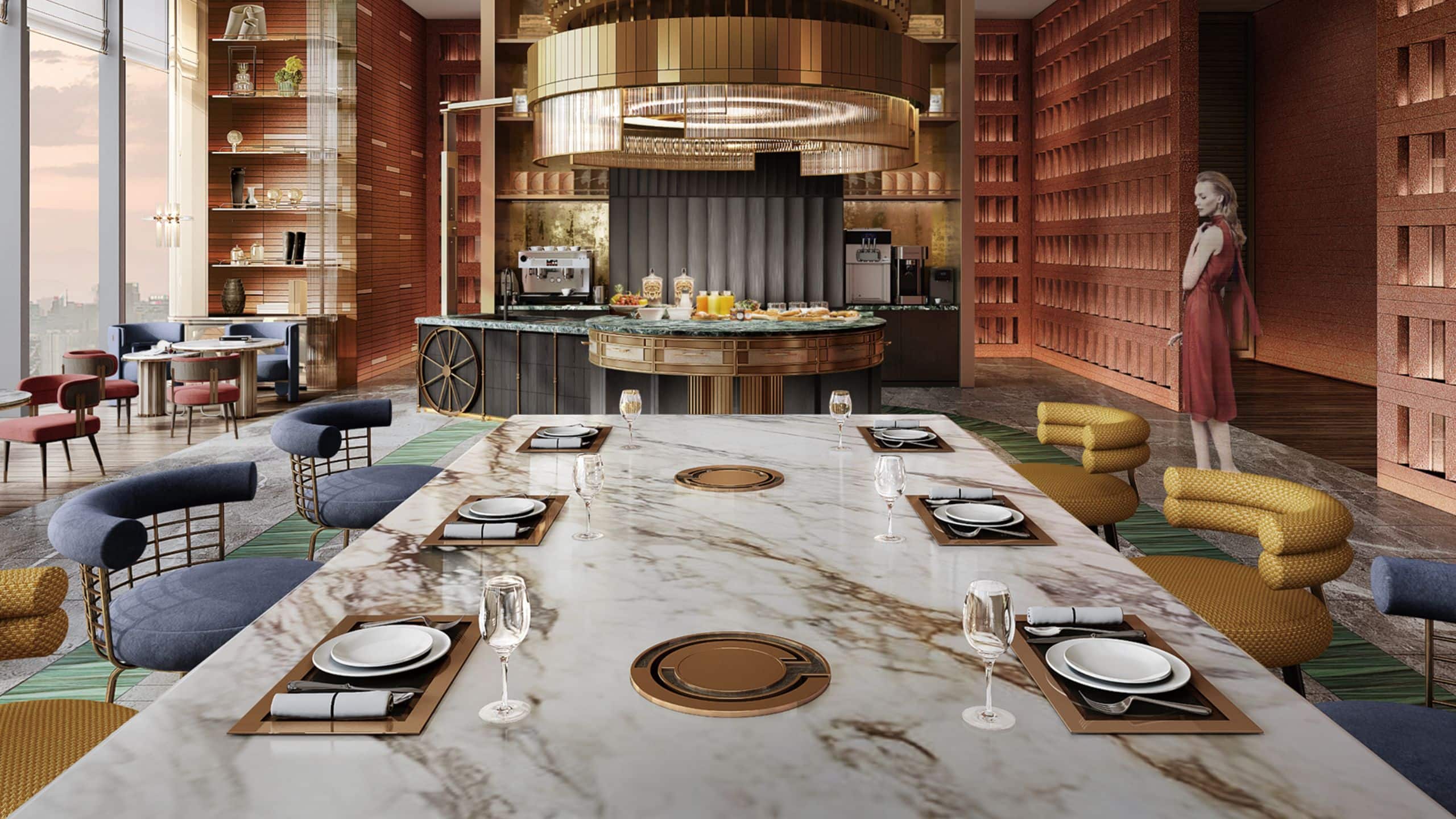 Hyatt Centric The Ring Chengdu Bar Day