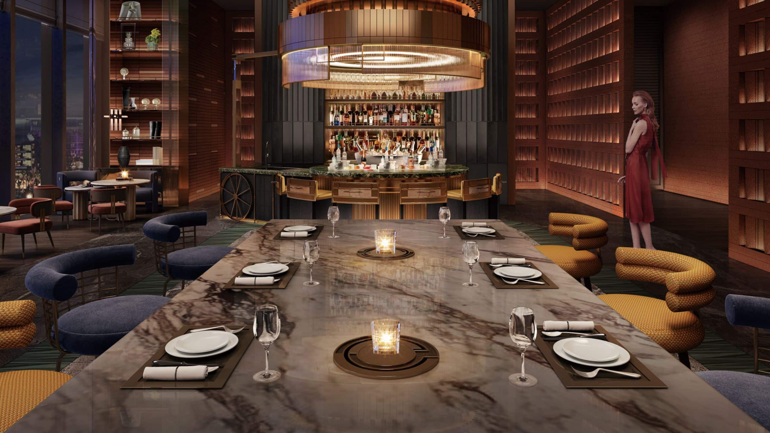 Hyatt Centric The Ring Chengdu Bar Night