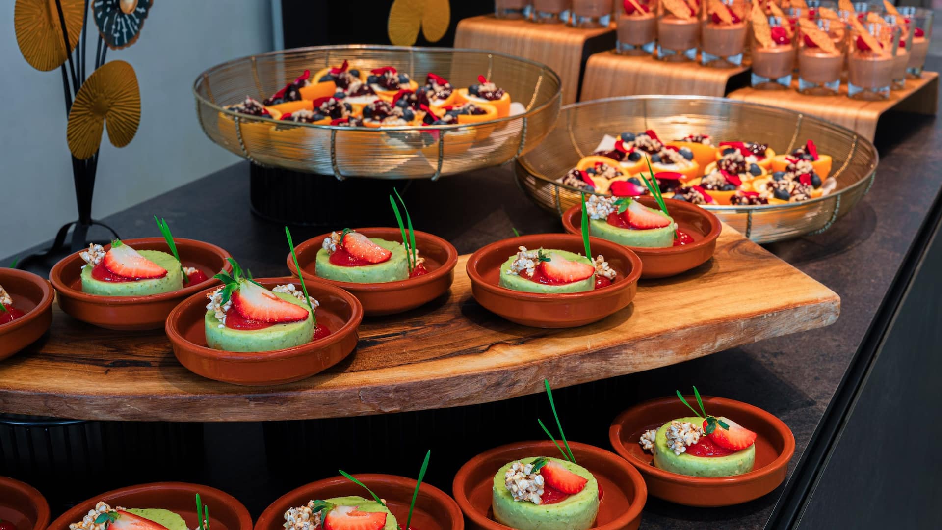 Grand Hyatt Berlin Bankett Food