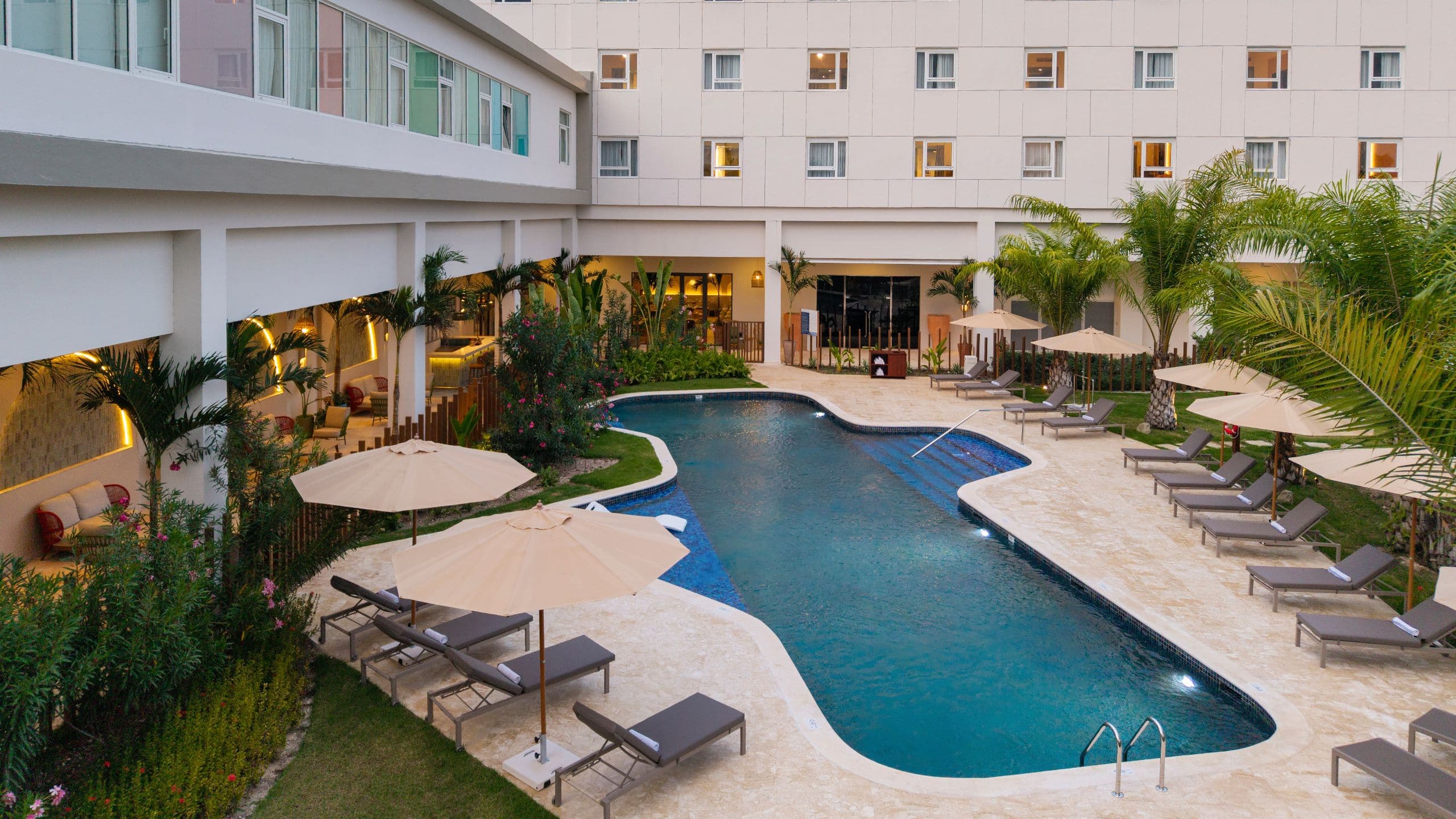 Royal Beach Hotel Punta Cana Swimming Pool Daytime View