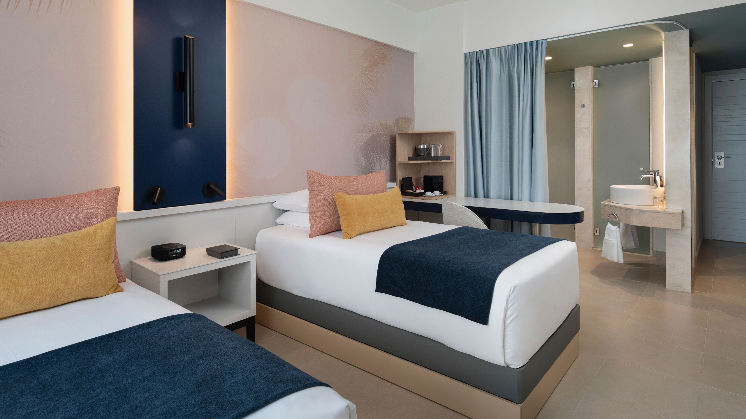 Royal Beach Hotel Punta Cana Two Twin Beds And Bathroom
