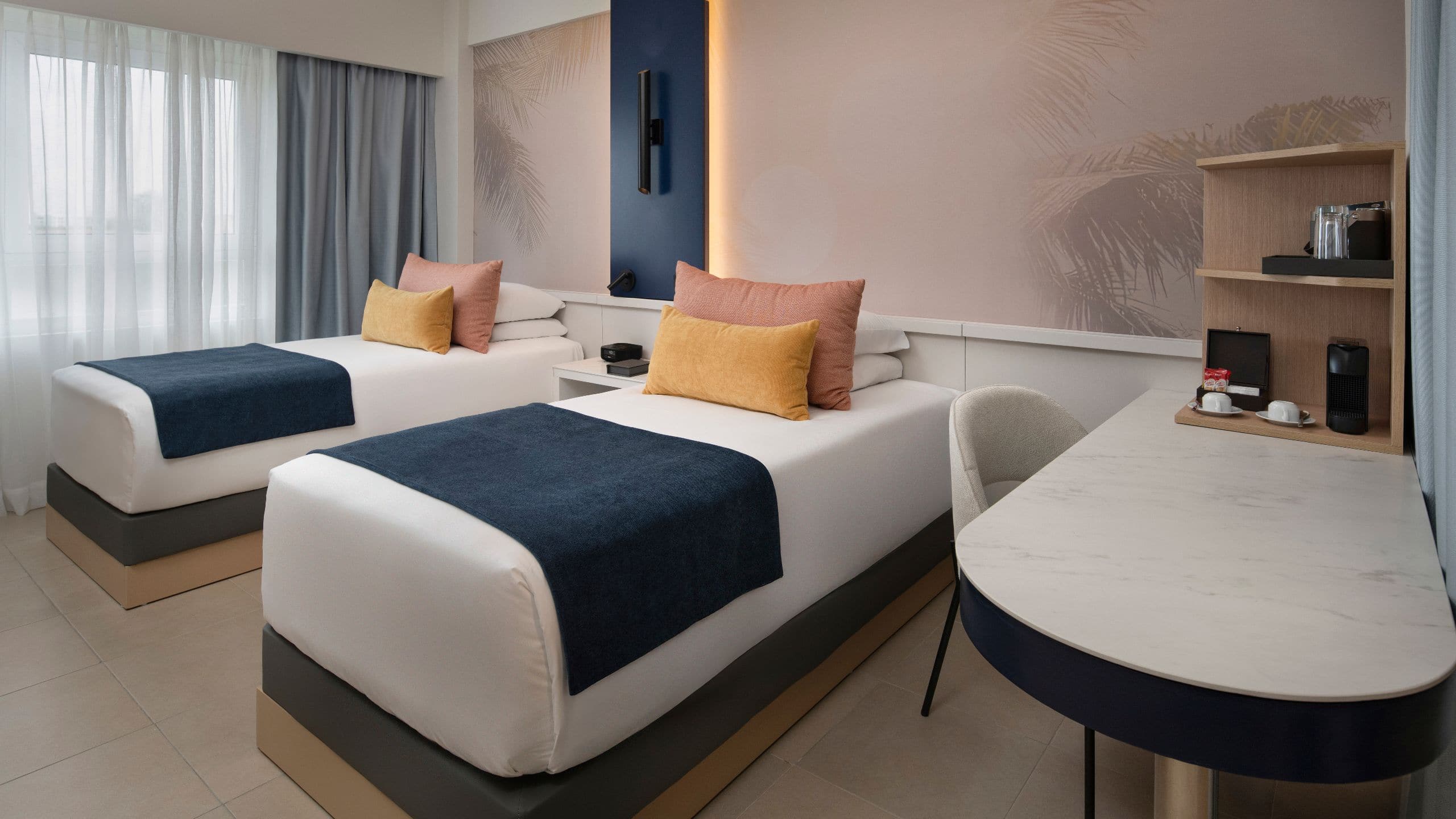 Royal Beach Hotel Punta Cana Two Twins Bed Guestroom And Windows