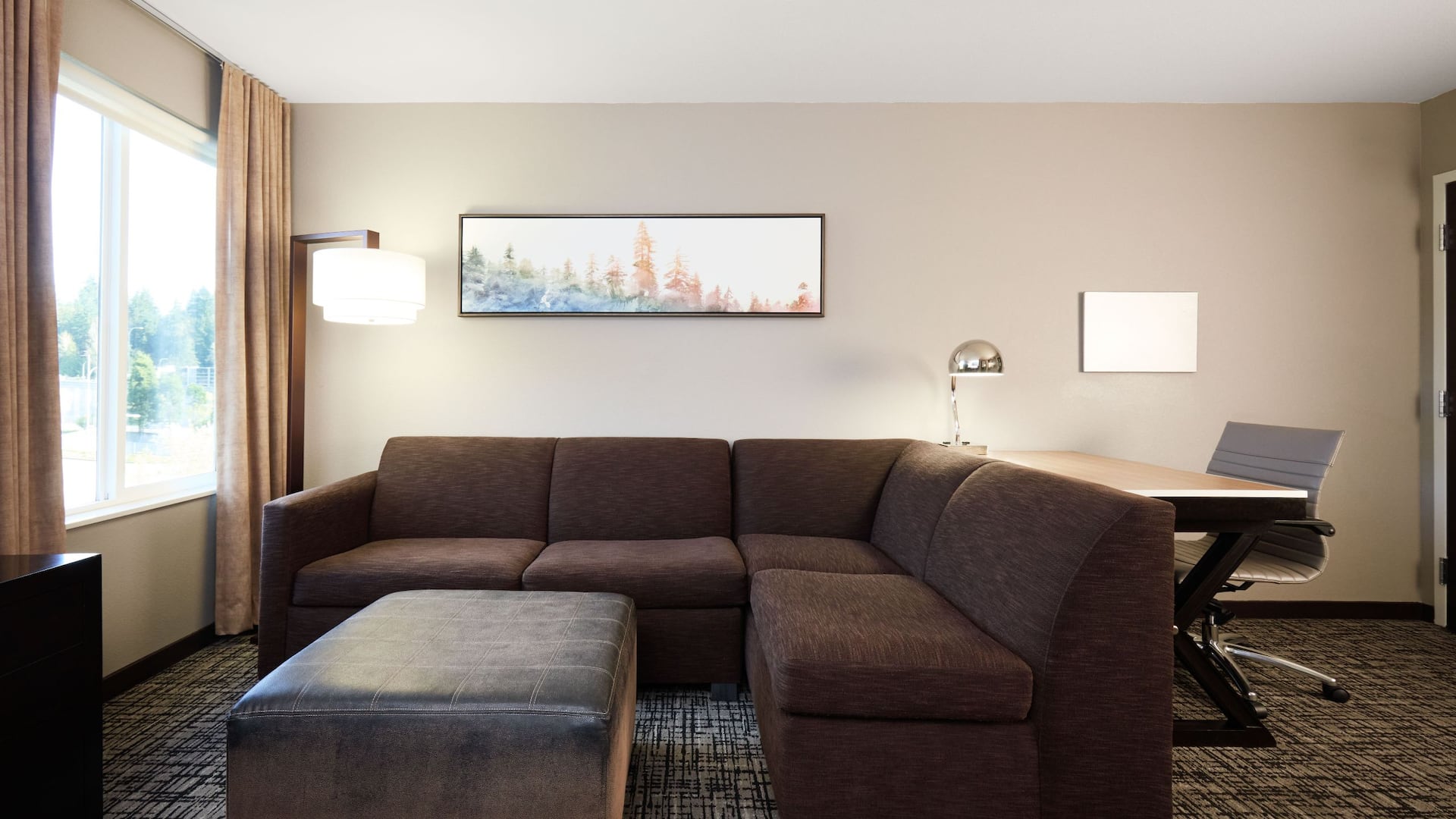 Hyatt House Seattle/Bellevue Studio Sofa Bed Living Area