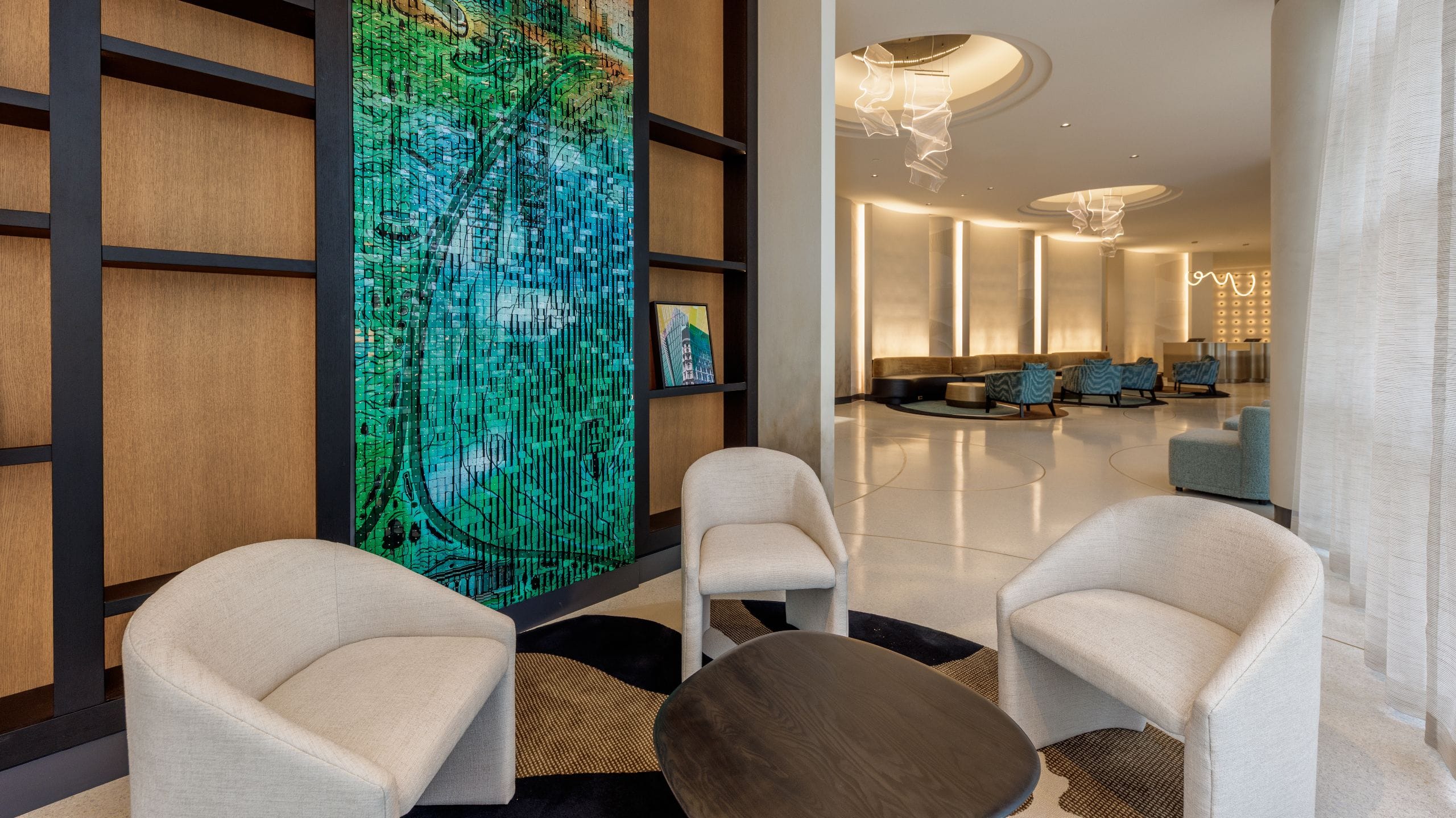 Hyatt Centric Chicago O’Hare Lobby Conversation Nook