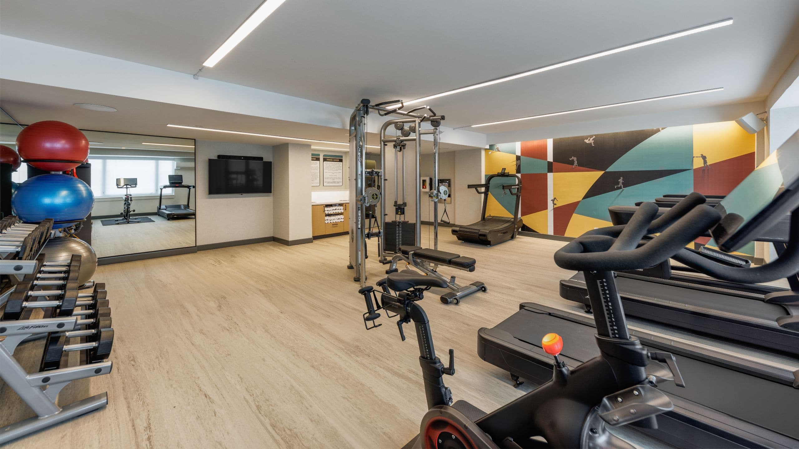 Hyatt Centric Chicago O’Hare Fitness Center Treadmills