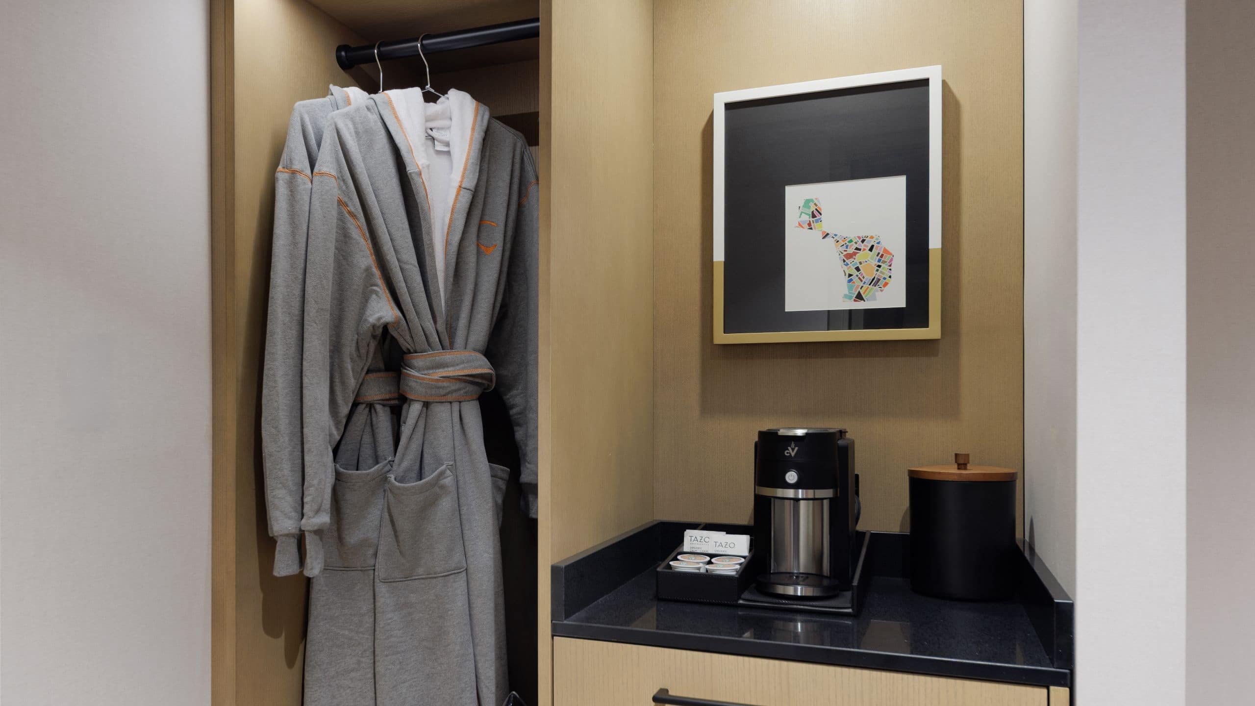 Hyatt Centric Chicago O’Hare Hanging Robes In Closet