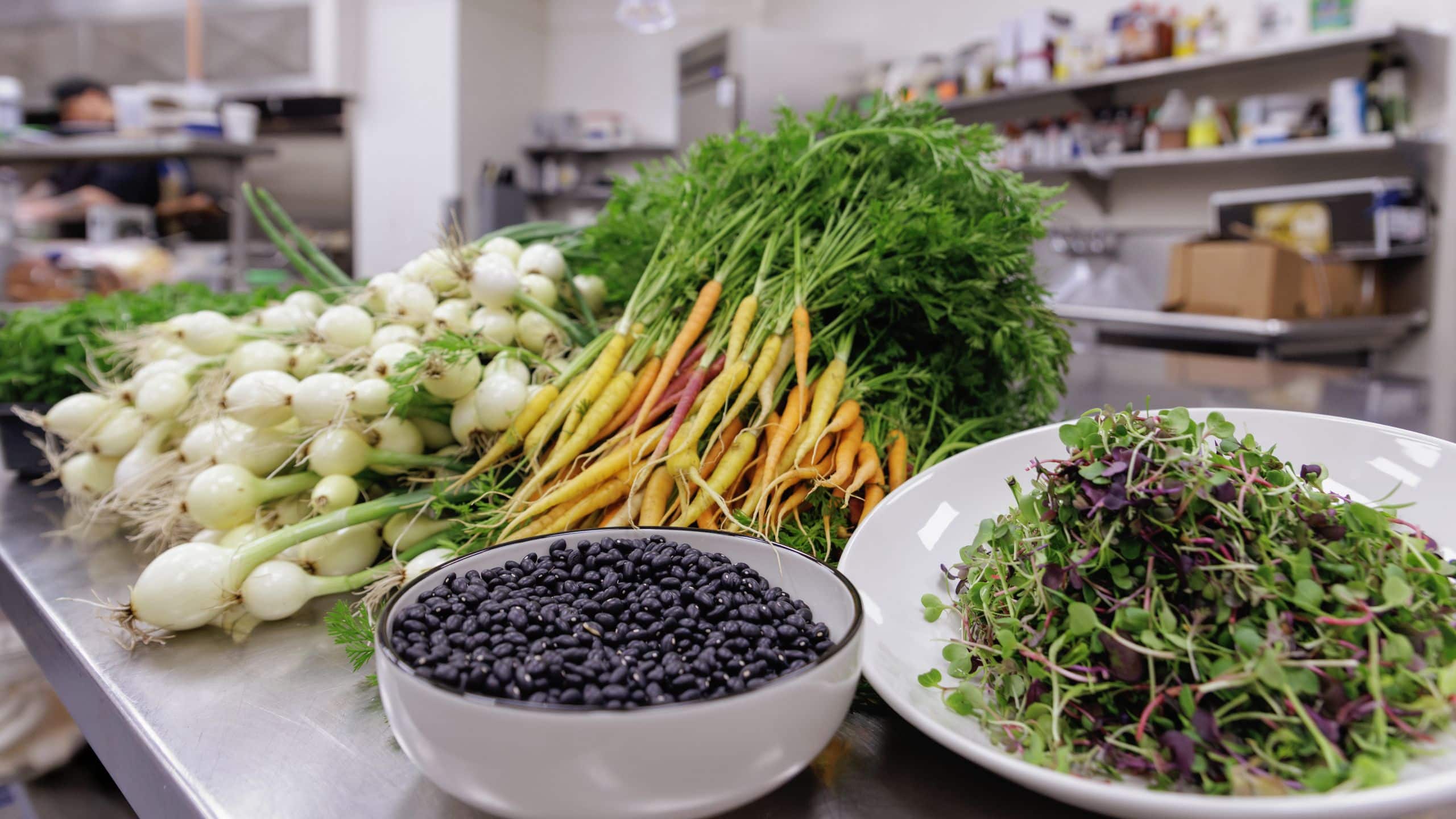 2 of 2 Hyatt Centric Chicago O’Hare Cima Dinner Table With Dishes And Wine