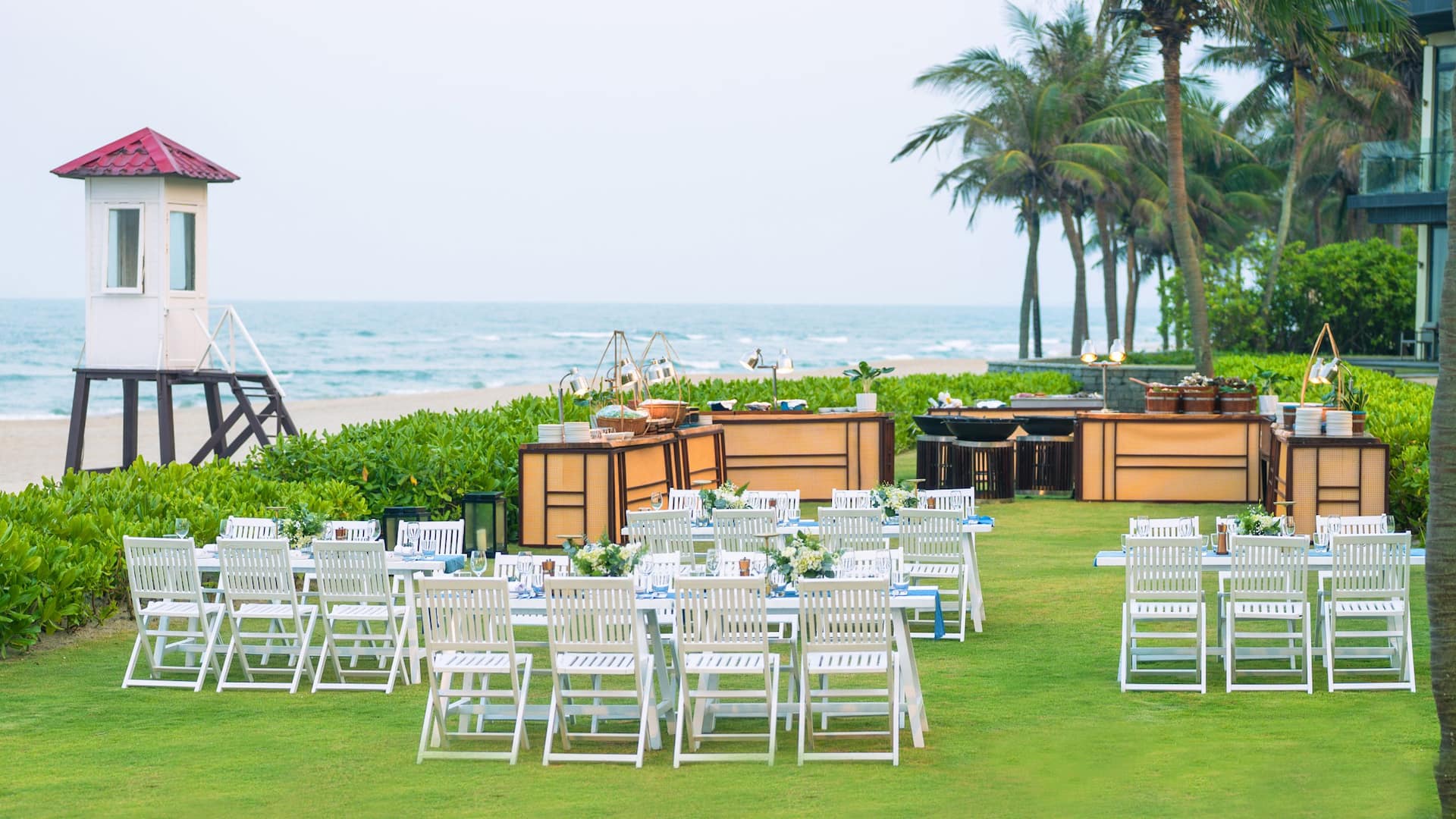 1 of 2 Hyatt Regency Danang Resort and Spa Beachfront Private Villa Party Set Up
