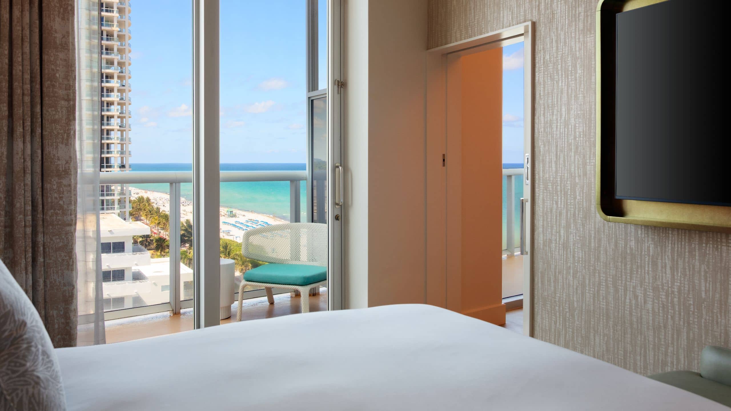 Andaz Miami Beach Panoramic Oceanview Second Bedroom View