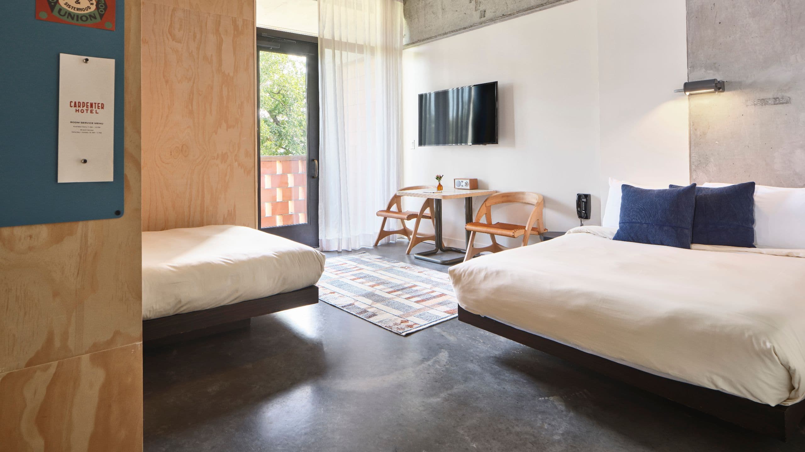 Carpenter Hotel, Bunkhouse Hotels Standard Double Beds