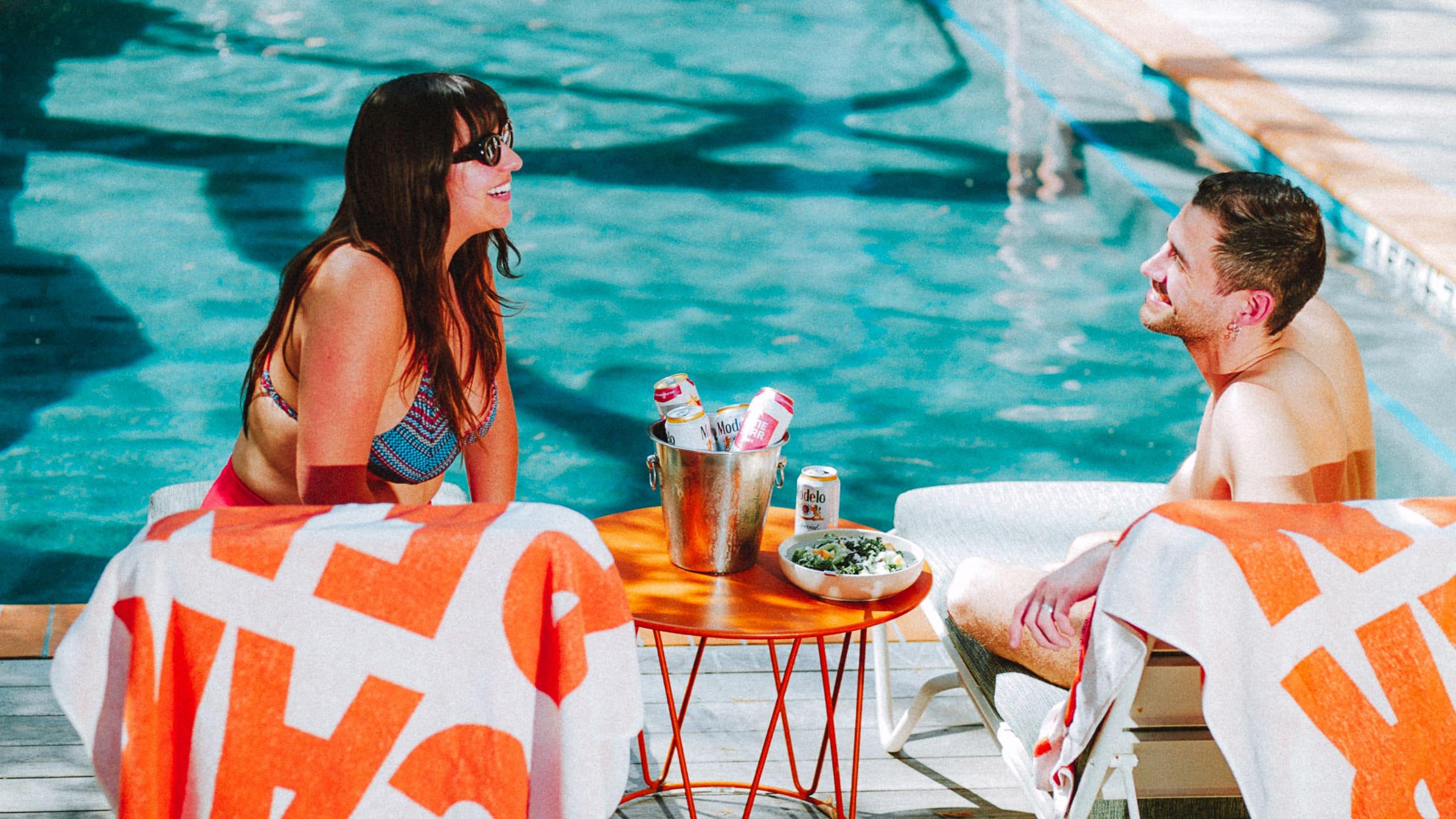 Carpenter Hotel, Bunkhouse Hotels Pool Chairs Towels