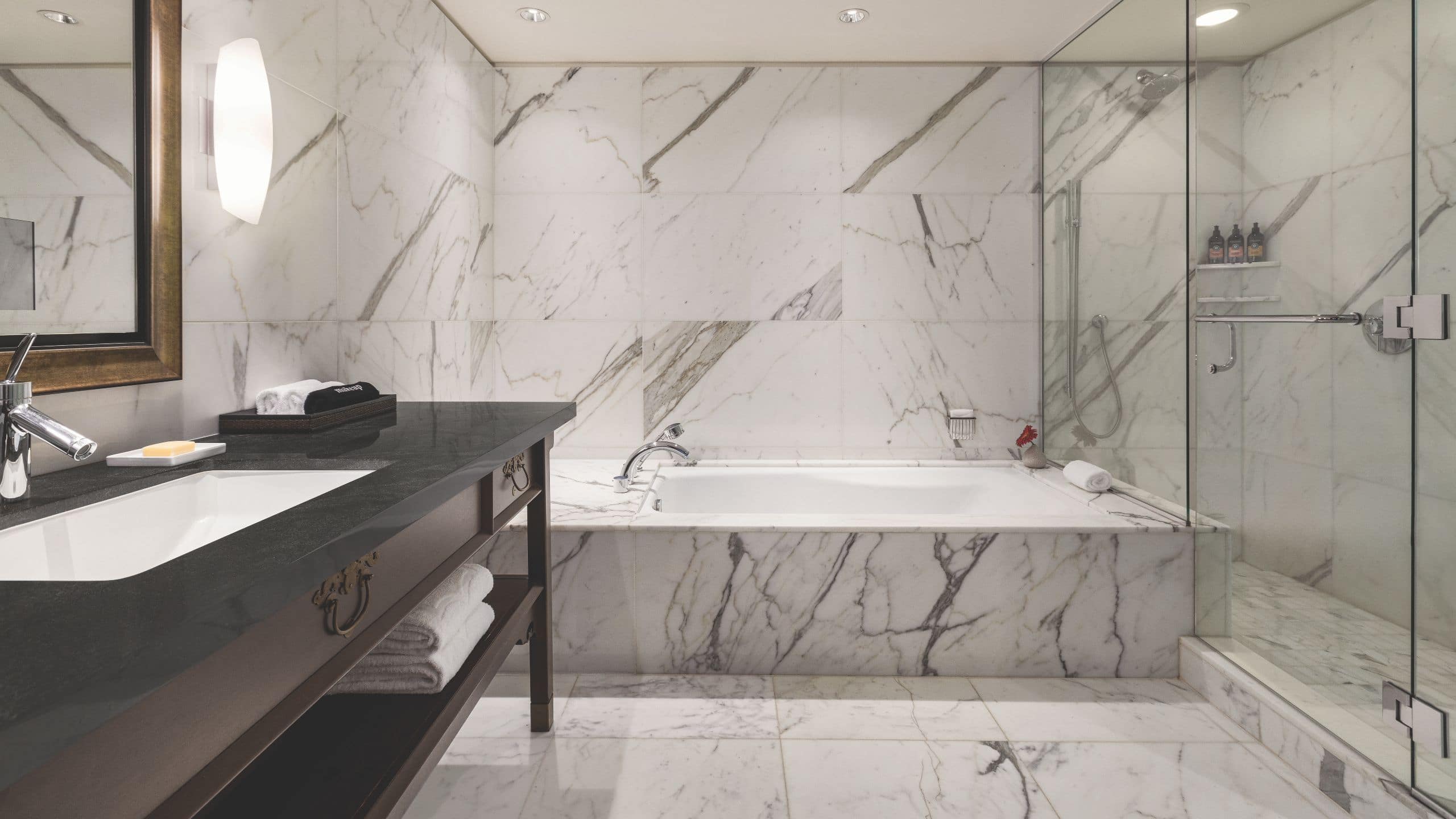 3 of 3 Hyatt Vancouver Downtown Alberni Two Doubles Deluxe Bathroom