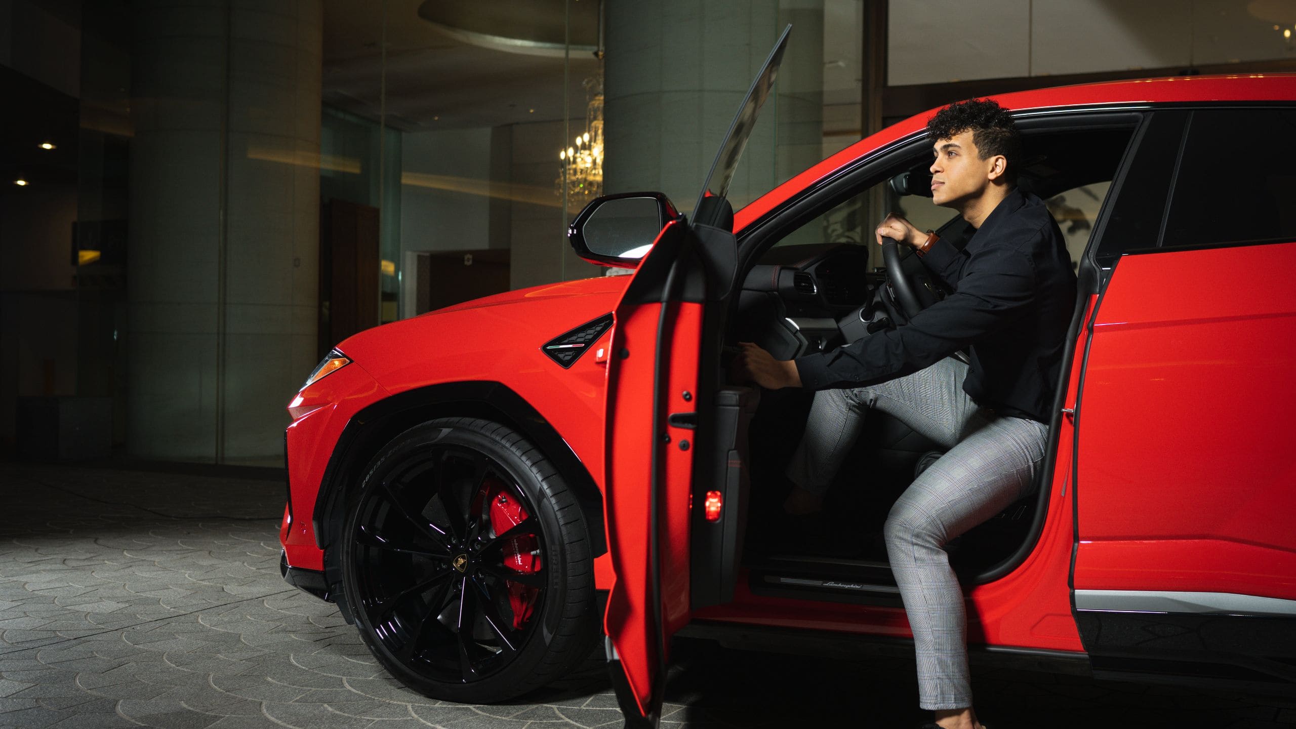 Hyatt Vancouver Downtown Alberni Guest Getting Out Of Car