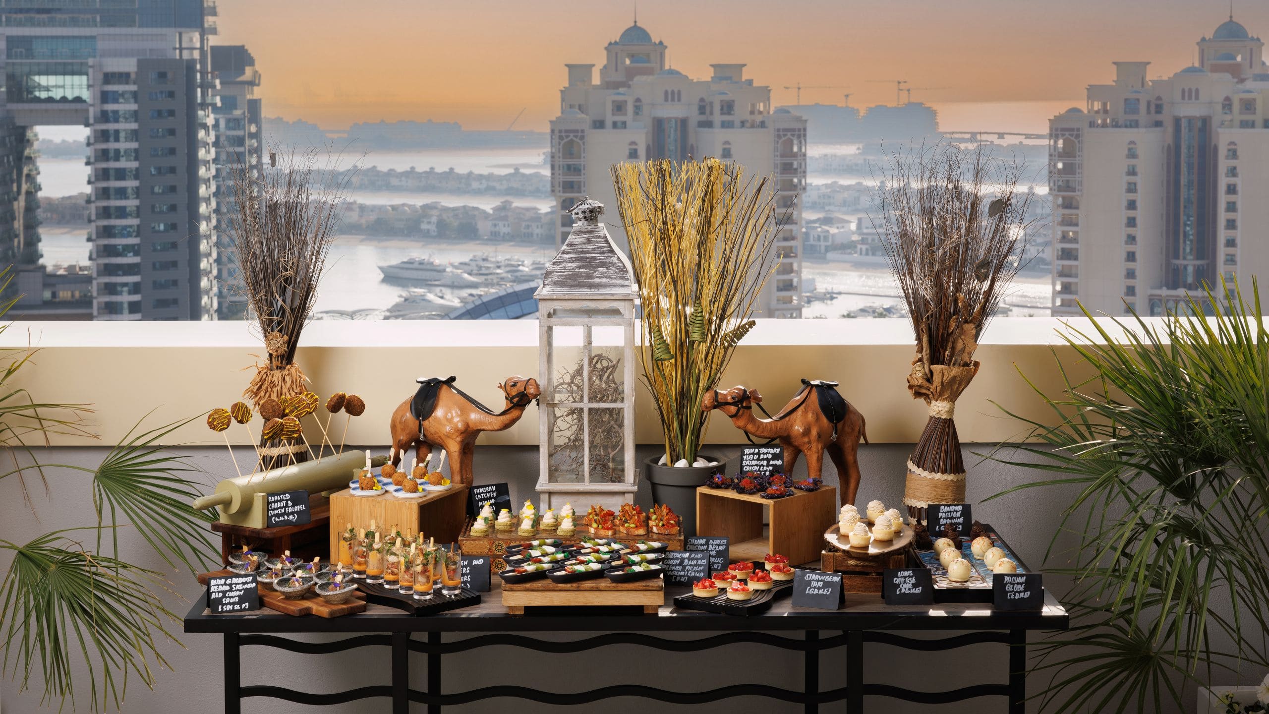 Andaz Dubai The Palm Deck Event Appetizers