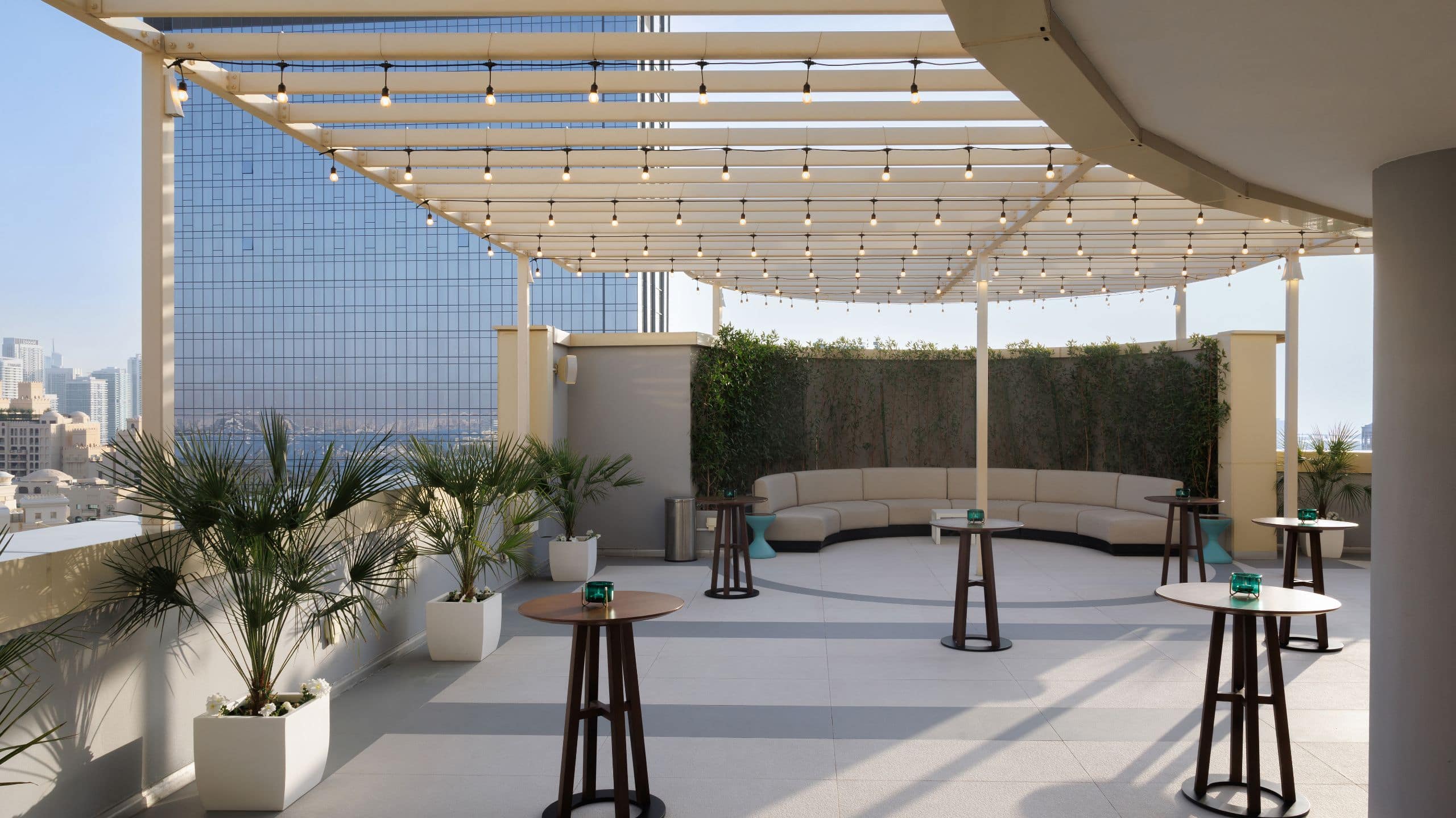 Andaz Dubai The Palm Deck Event Cocktail Setup