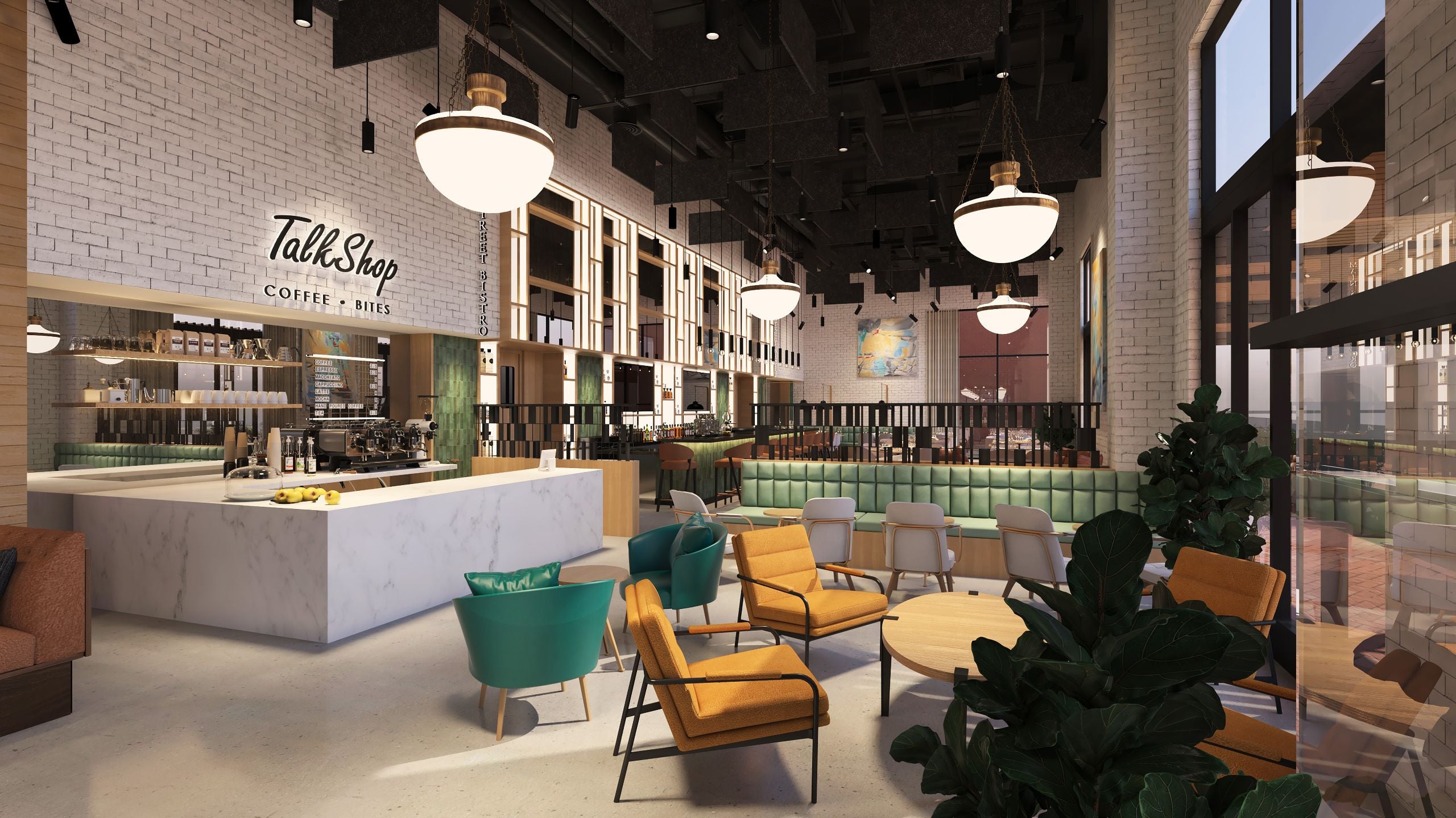 Caption by Hyatt Chattanooga Downtown Coffee Bar Lounge