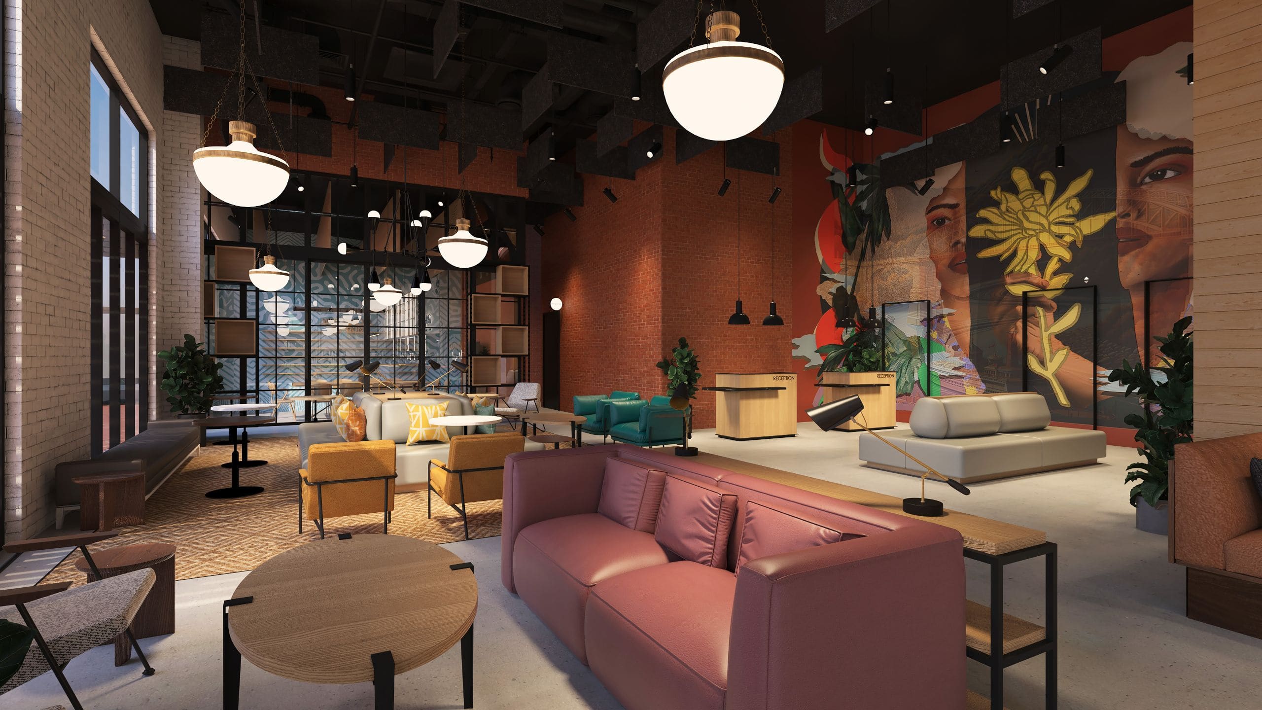 Caption by Hyatt Chattanooga Downtown Lobby Reception