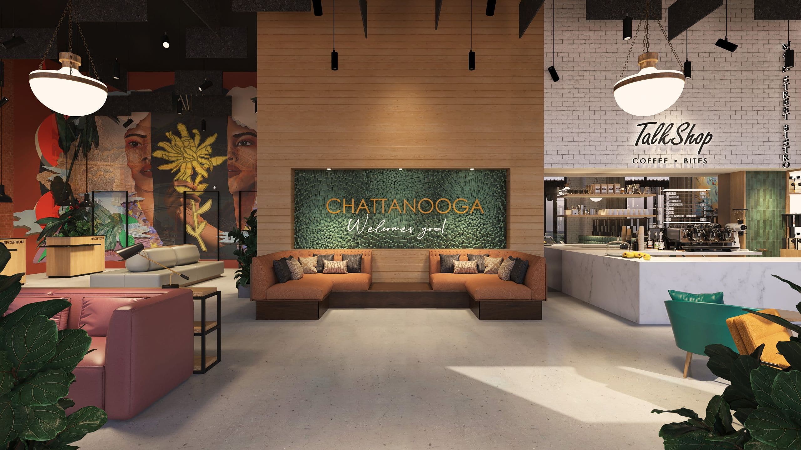 Caption by Hyatt Chattanooga Downtown Lobby Entry