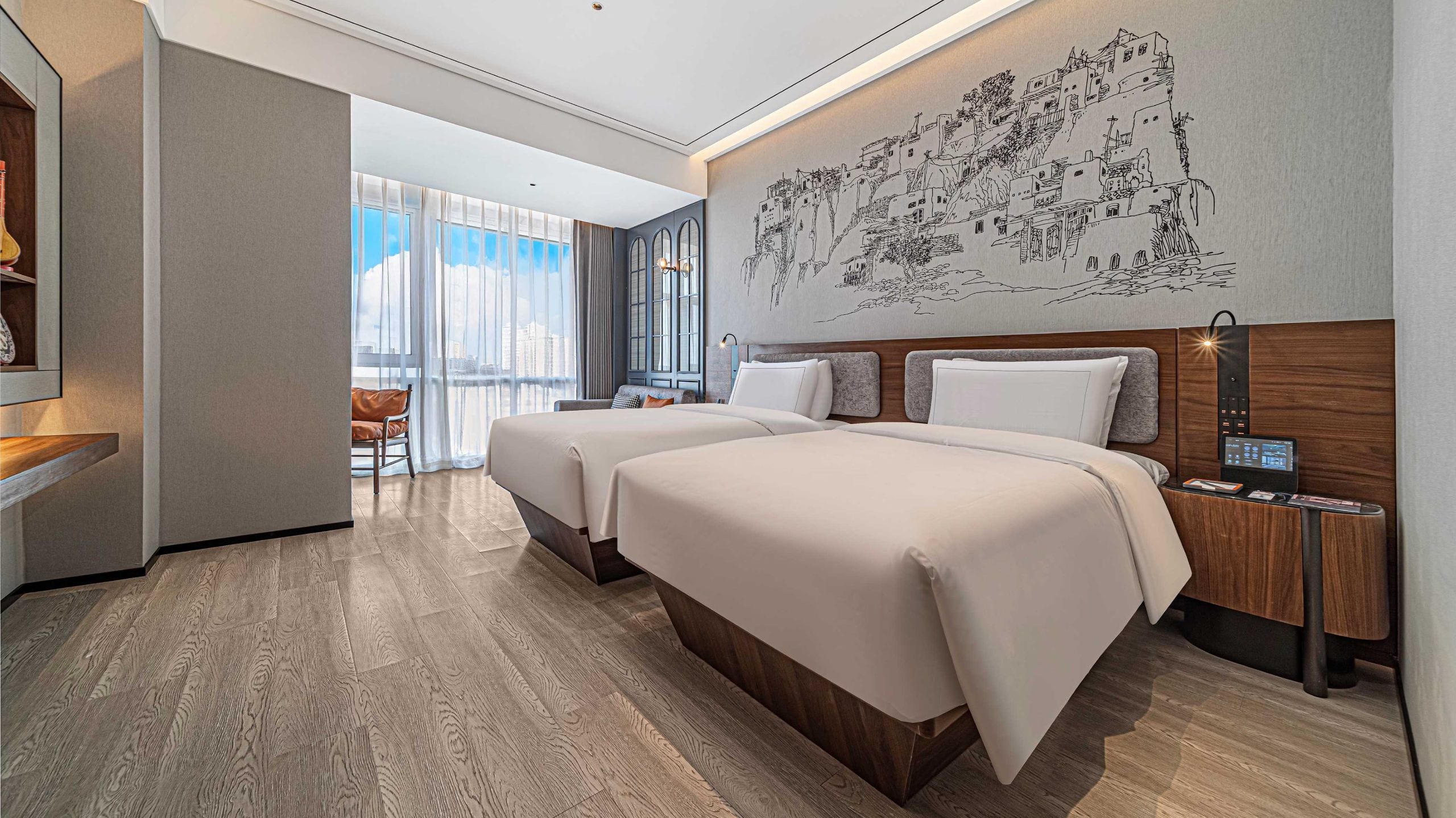 第 1，共 3 UrCove Kashgar Ancient City Executive Terrace Twin