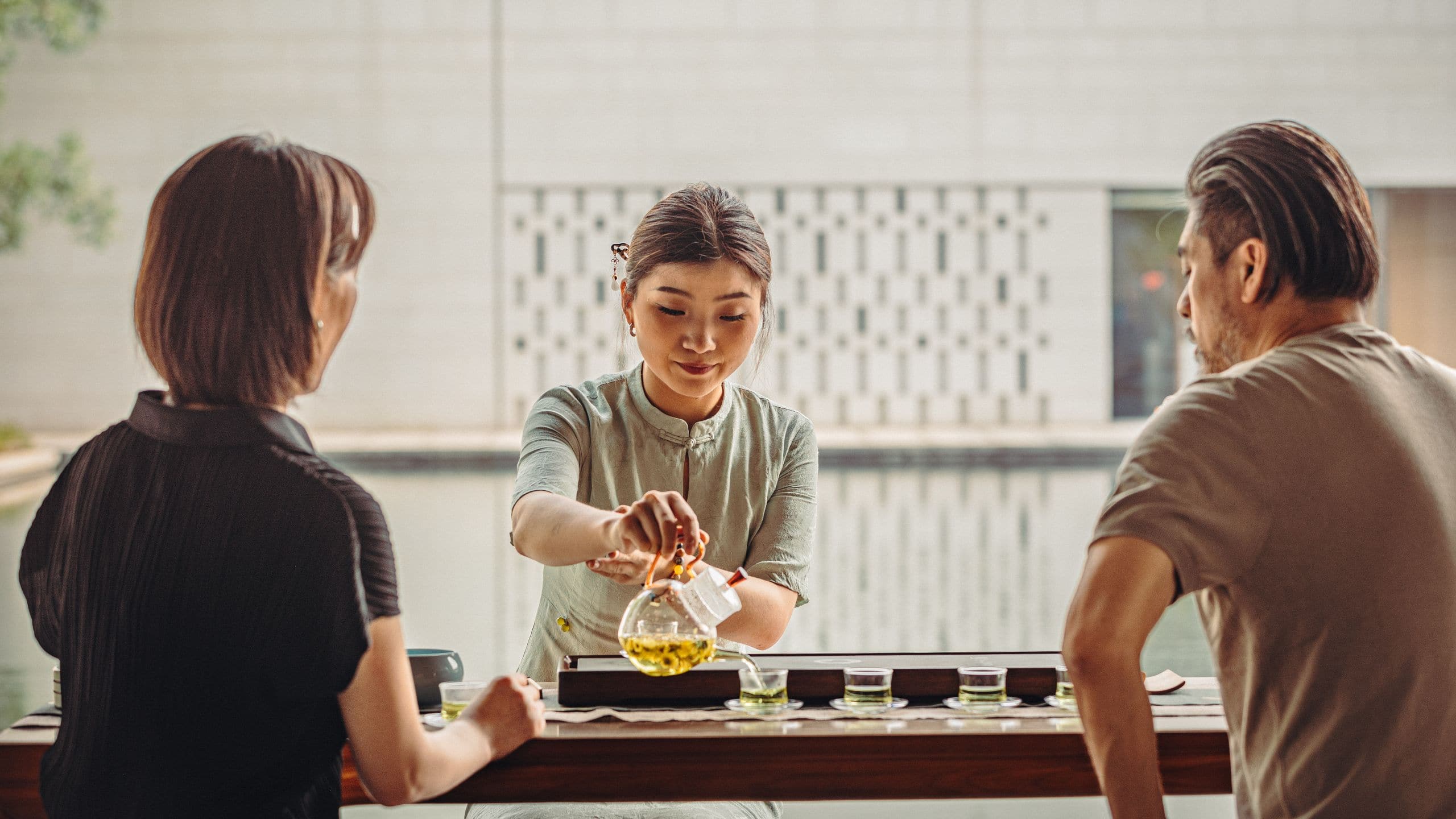 Alila Woman Couple Tea Ceremony