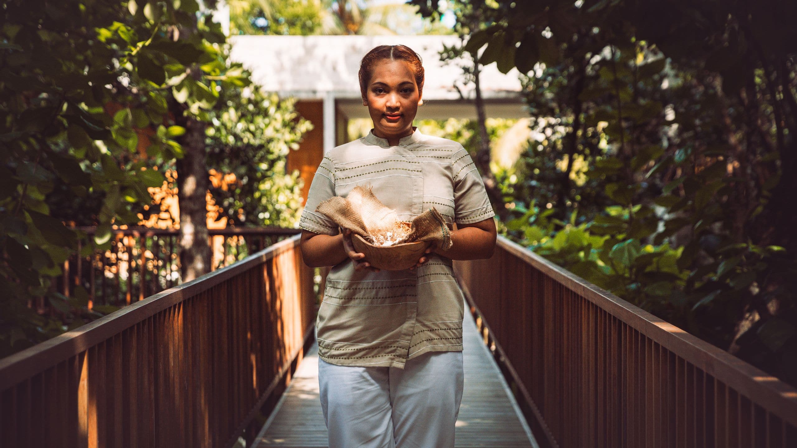 Alila Woman Welcome Arrival