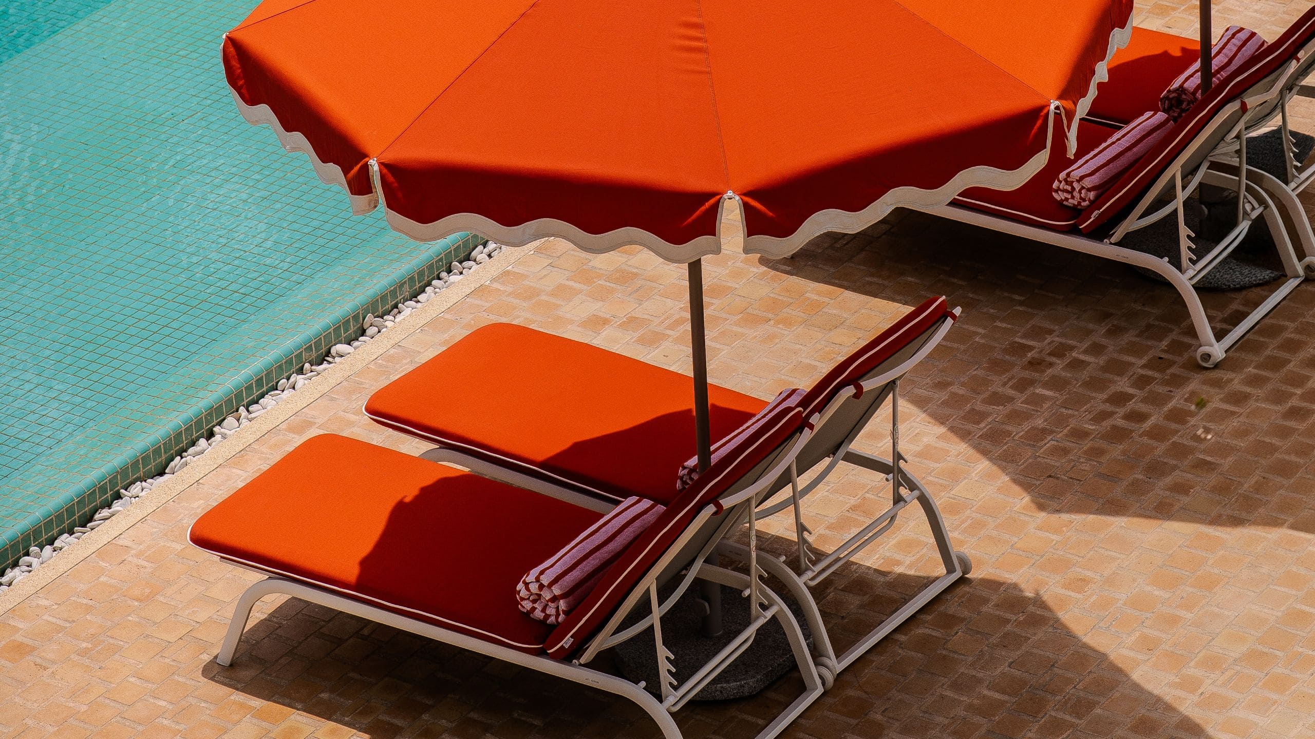 The Standard, Pattaya Na Jomtien The Pool Day Sunbeds Closeup